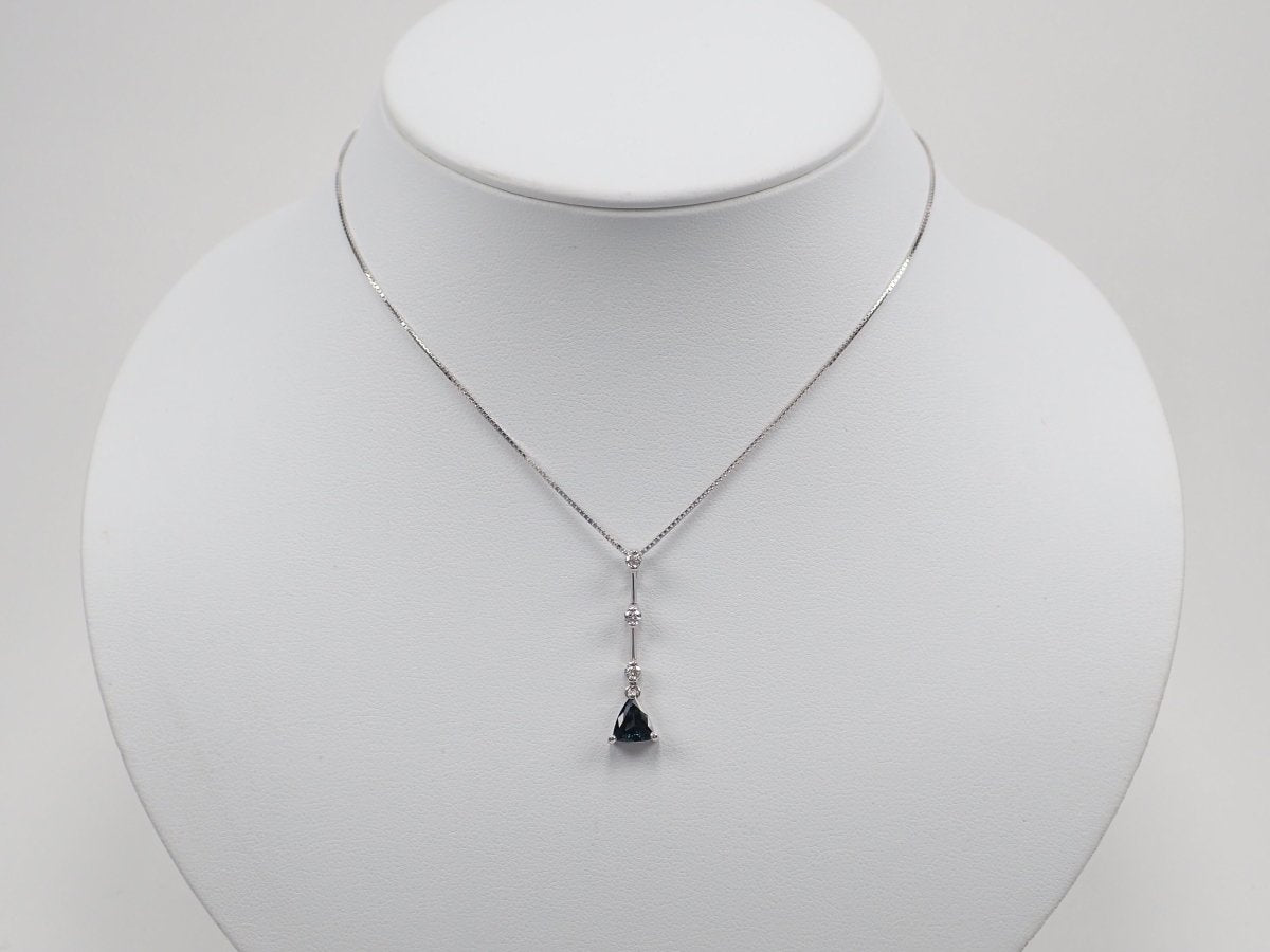K18WGカラーチェンジガーネット (アレキタイプ)1.01ct ペンダント - KARATZ STORE|カラッツSTORE