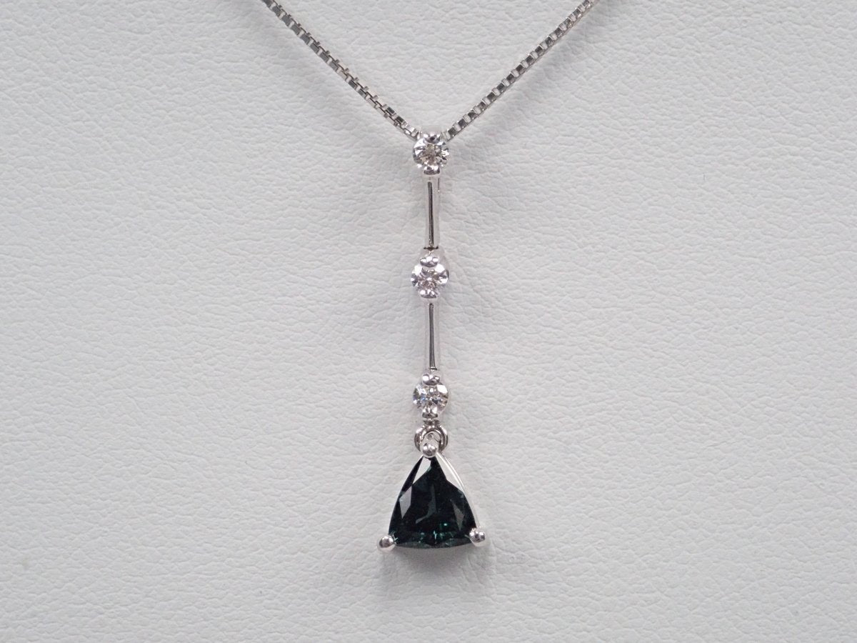K18WGカラーチェンジガーネット (アレキタイプ)1.01ct ペンダント - KARATZ STORE|カラッツSTORE
