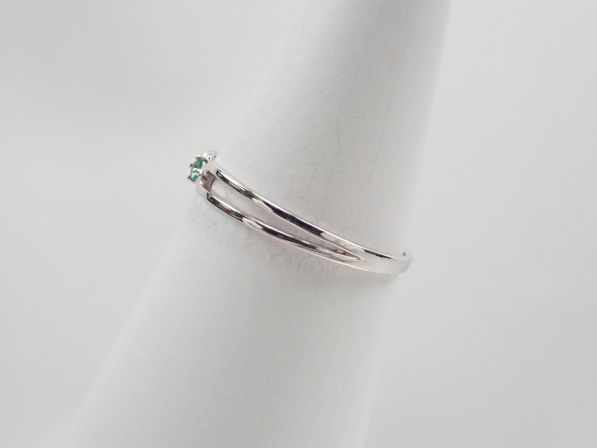 K18WGエメラルドリング - KARATZ STORE|カラッツSTORE