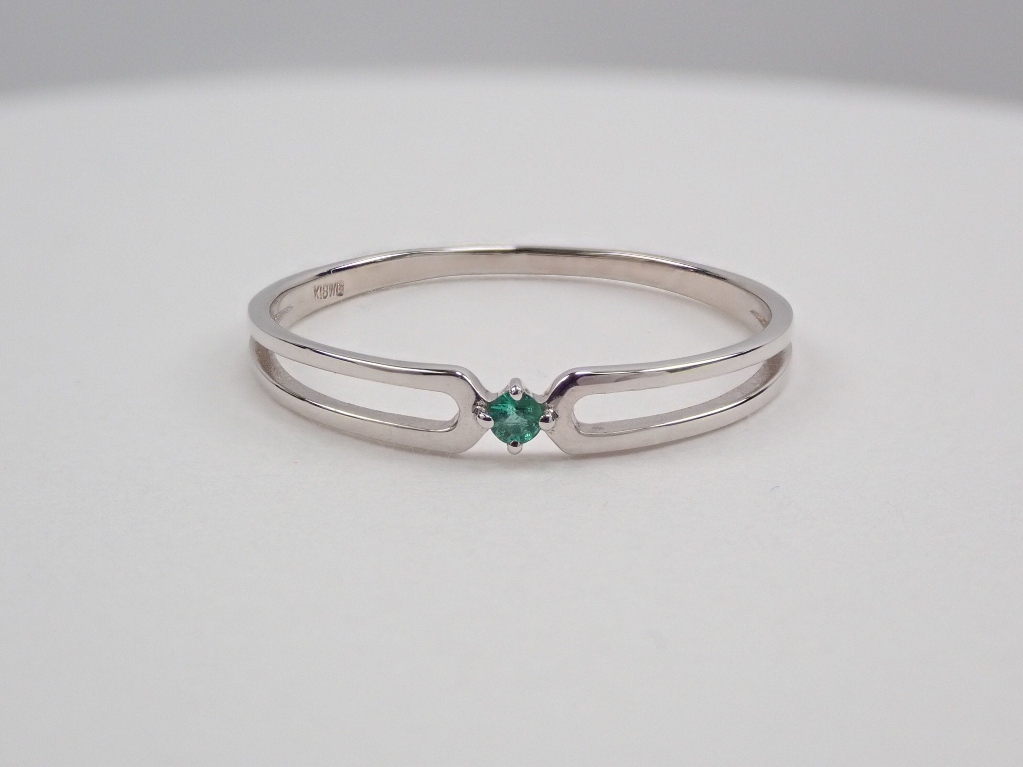 K18WGエメラルドリング - KARATZ STORE|カラッツSTORE