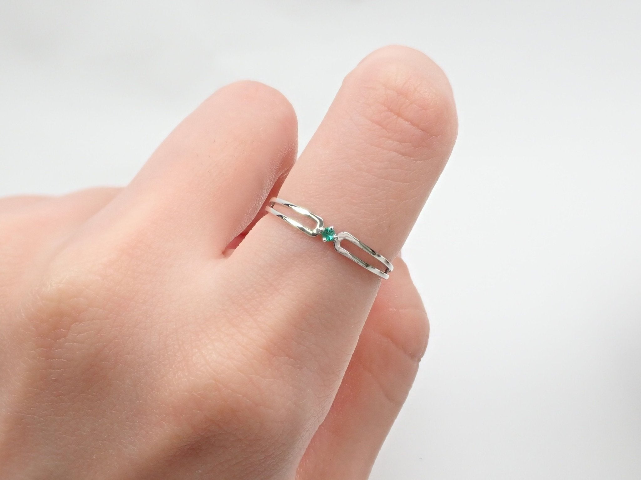 K18WGエメラルドリング - KARATZ STORE|カラッツSTORE