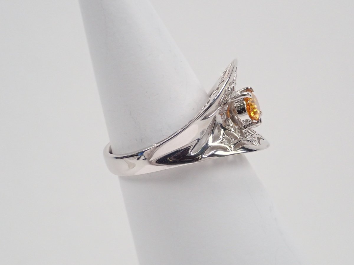K18WGスファレライト0.595ct リング - KARATZ STORE|カラッツSTORE