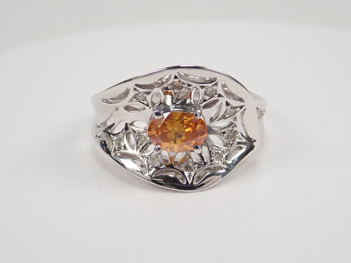 K18WGスファレライト0.595ct リング - KARATZ STORE|カラッツSTORE
