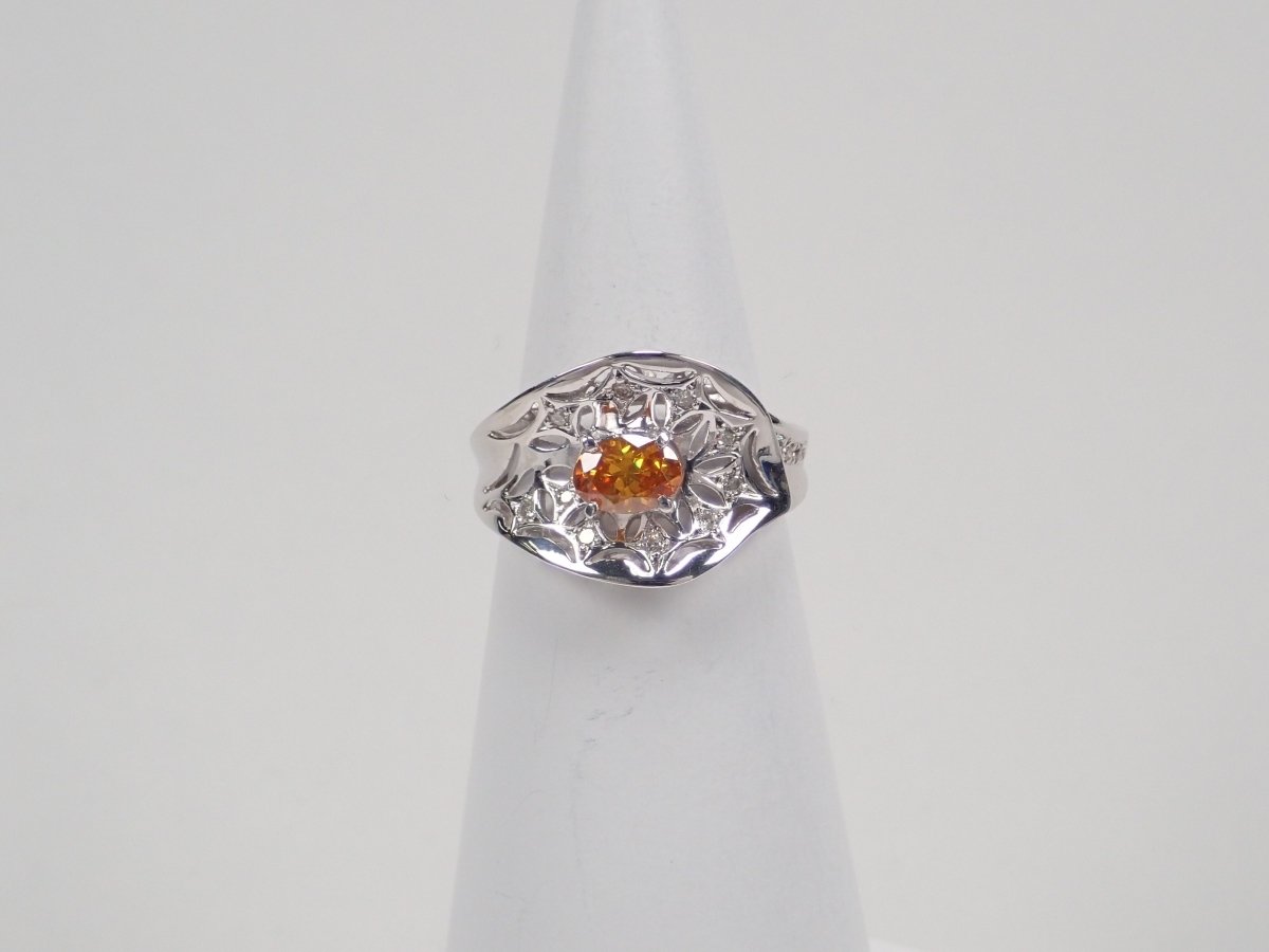 K18WGスファレライト0.595ct リング - KARATZ STORE|カラッツSTORE