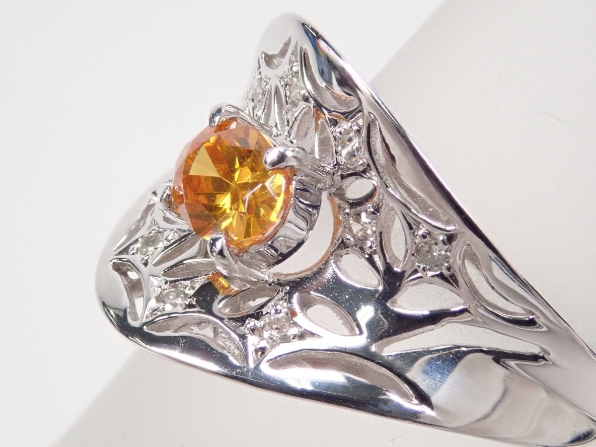 K18WGスファレライト0.595ct リング - KARATZ STORE|カラッツSTORE