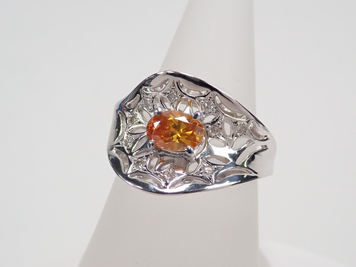 K18WGスファレライト0.595ct リング - KARATZ STORE|カラッツSTORE