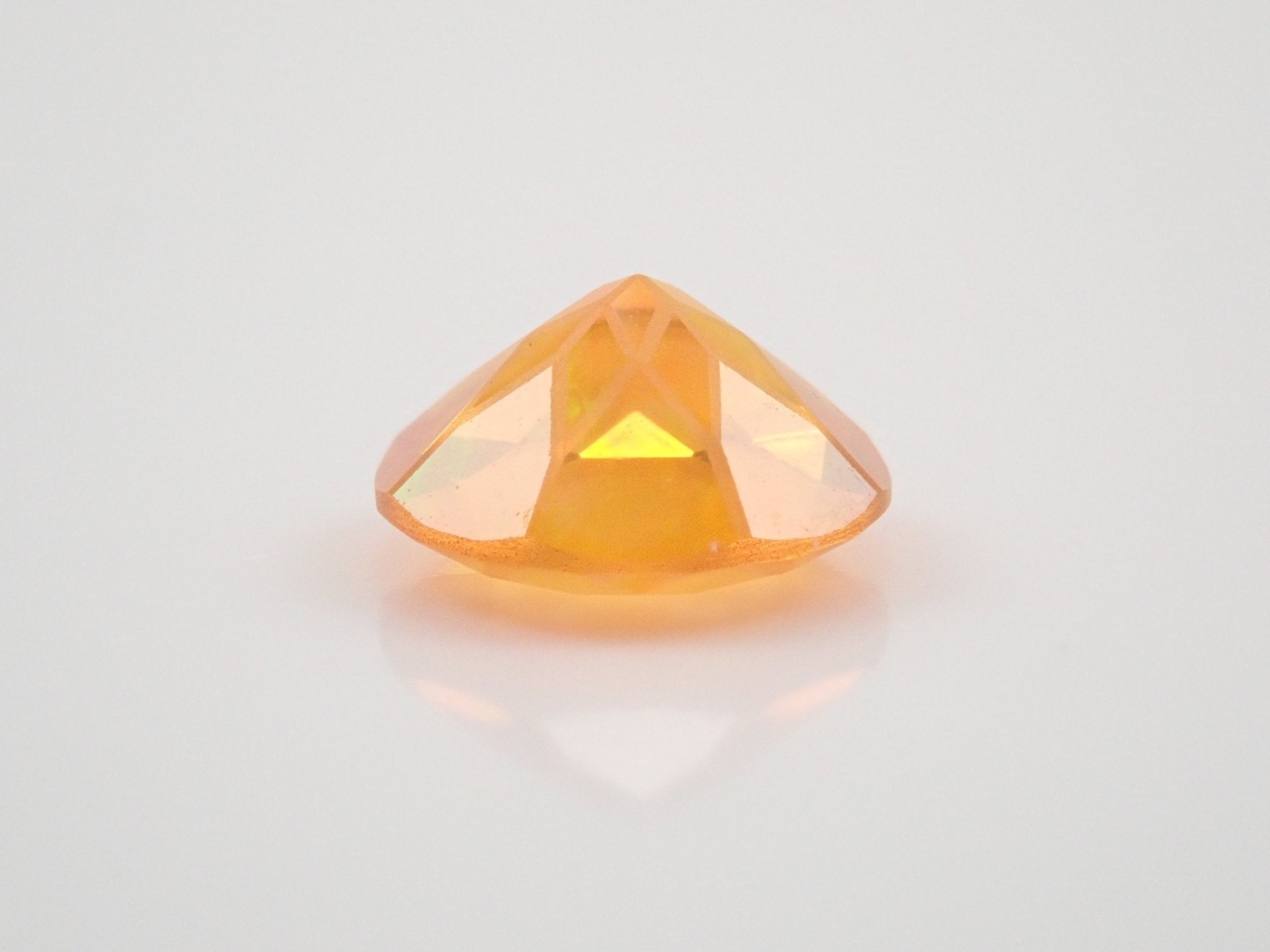 【セミオーダー代込】ダンデライオンカットのメキシコオパールリング(ファイアオパール) - KARATZ STORE|カラッツSTORE