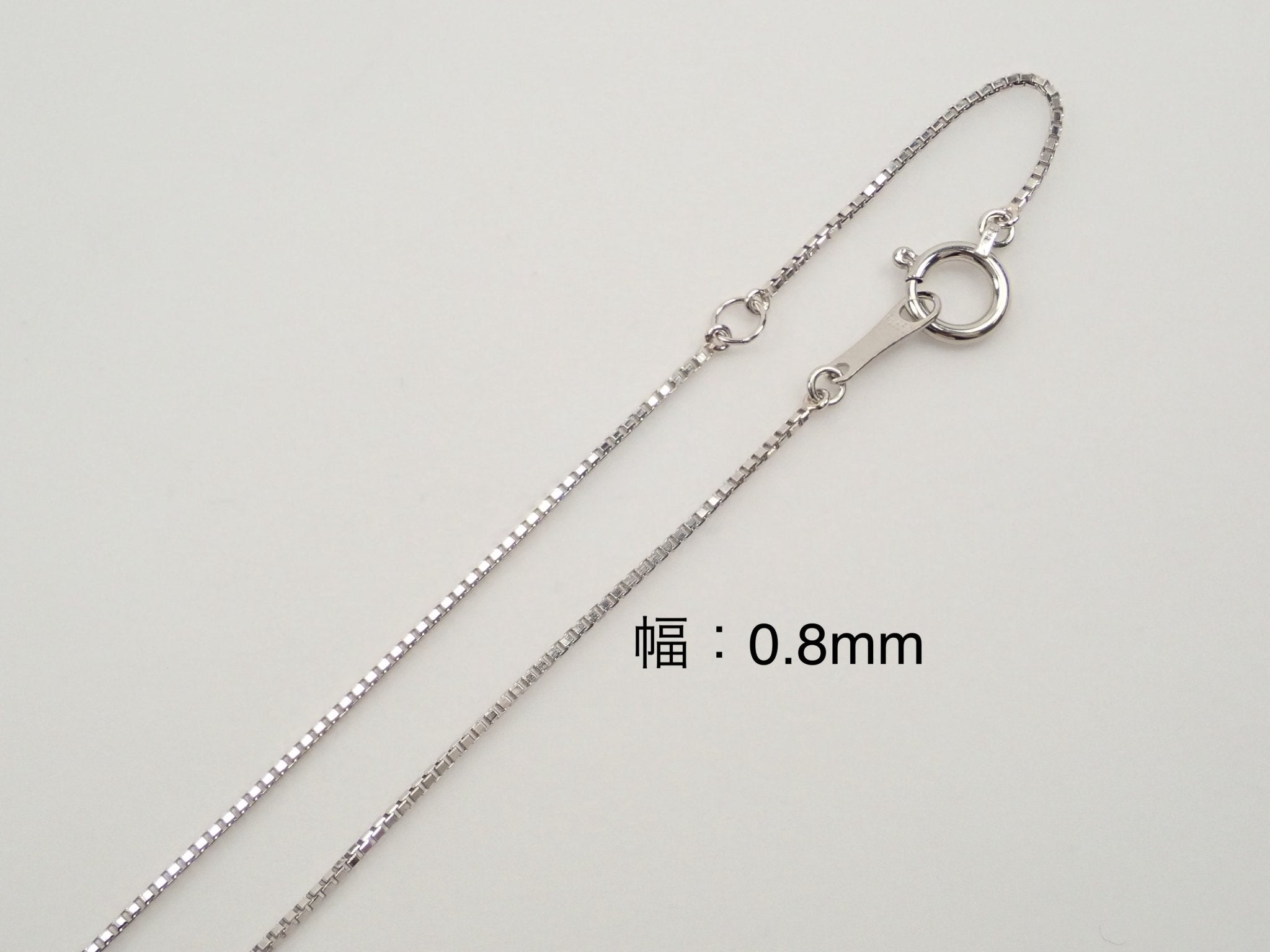 Pt850 プラチナ ベネチアンチェーン 0.7mm - KARATZ STORE|カラッツSTORE