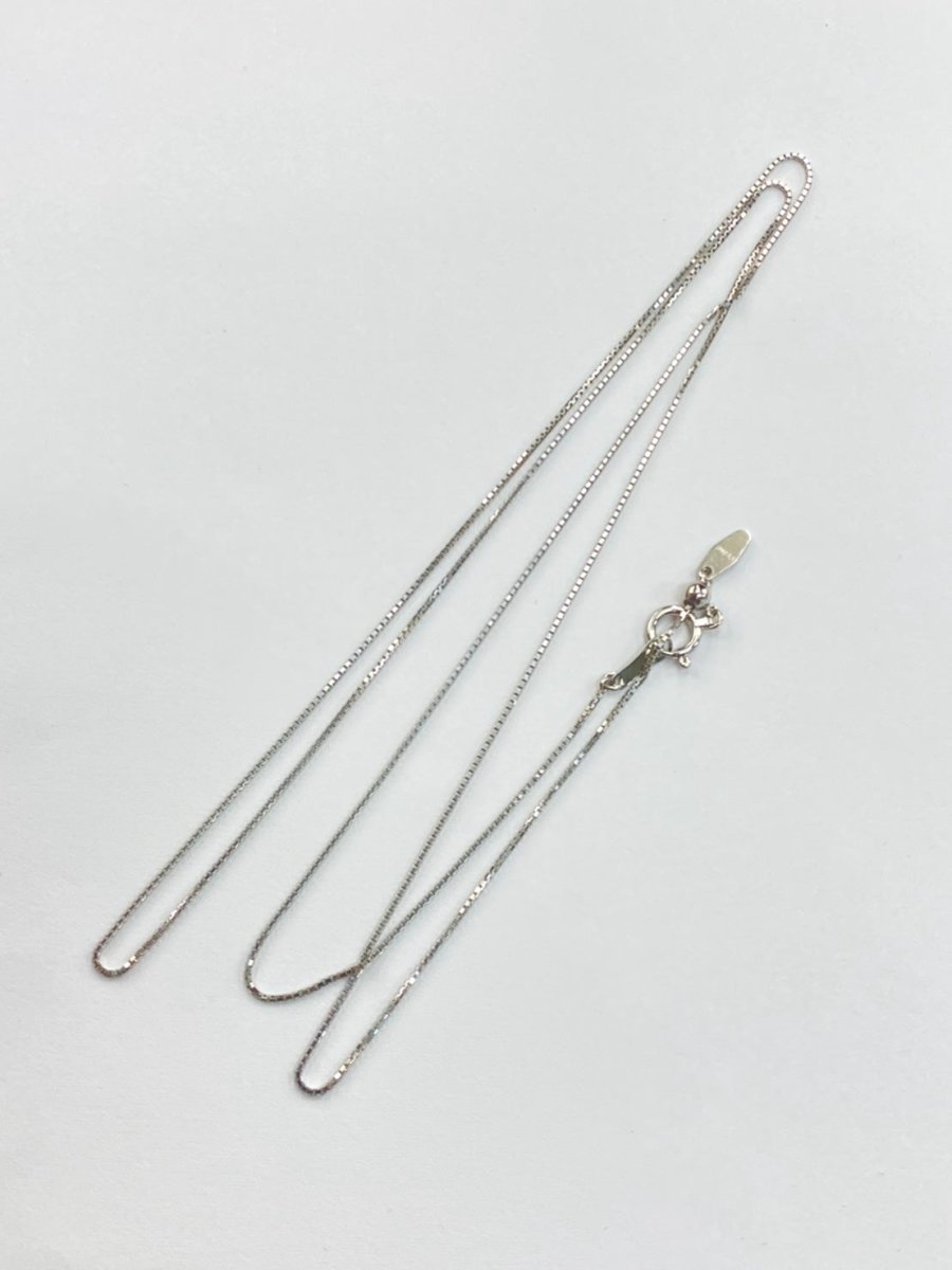 Pt850 プラチナ ベネチアンチェーン ロングネックレス 0.7mm/0.8mm【60cmフリー】 - カラッツSTORE