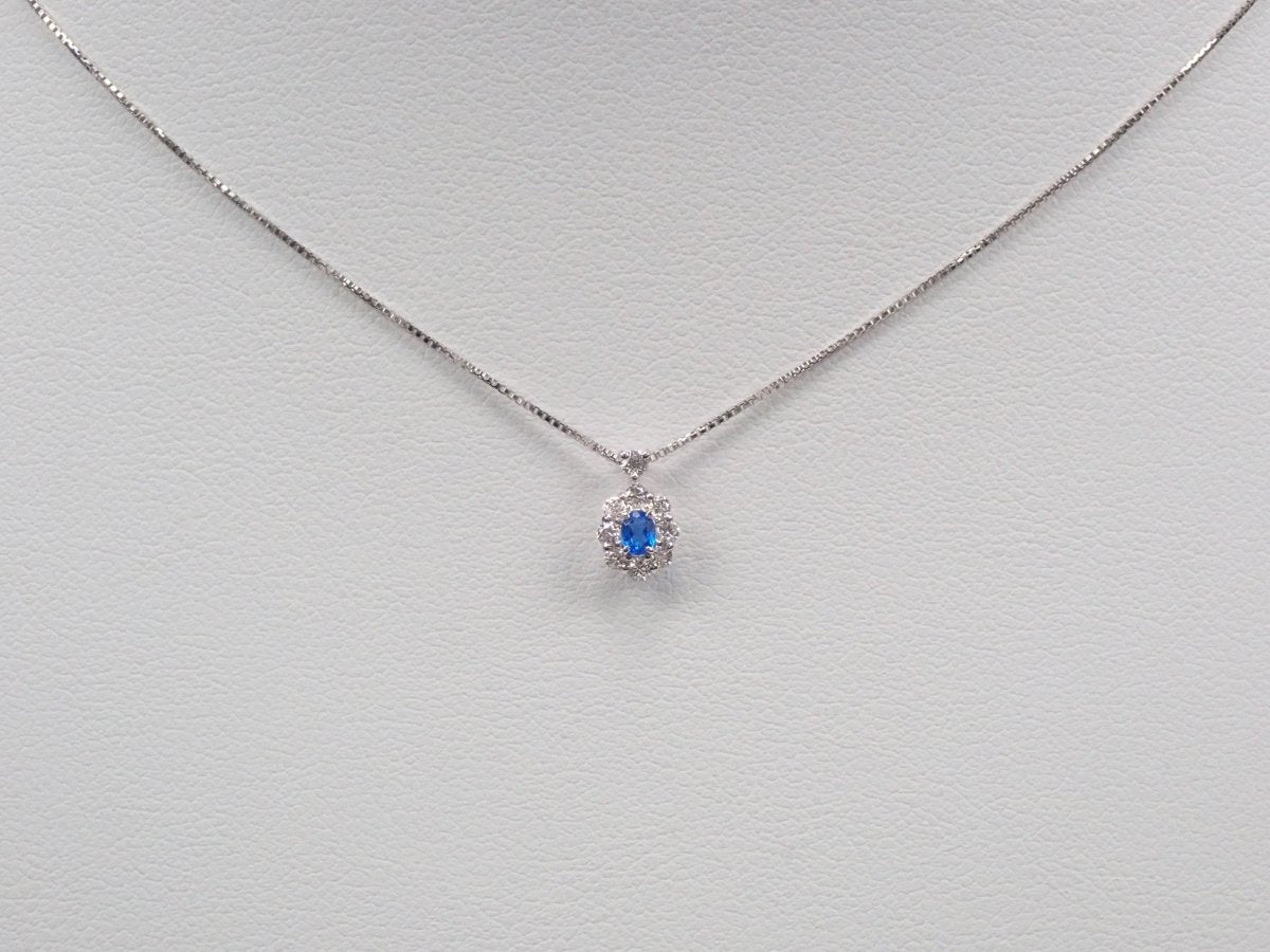 Pt900アウイナイト0.05ct ペンダント(ネックレス) - カラッツSTORE