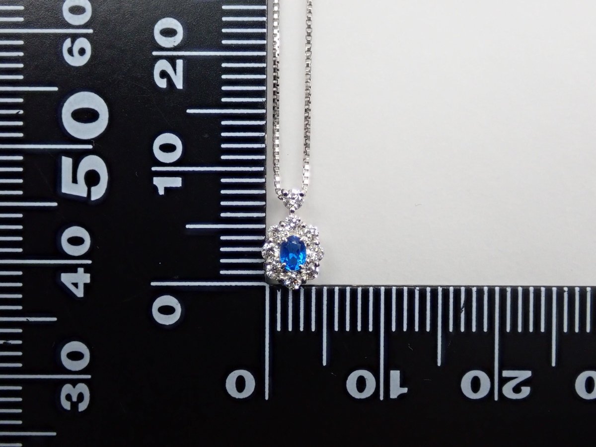 Pt900アウイナイト0.05ct ペンダント(ネックレス) - カラッツSTORE