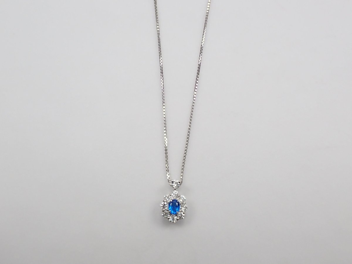 Pt900アウイナイト0.05ct ペンダント(ネックレス) - カラッツSTORE
