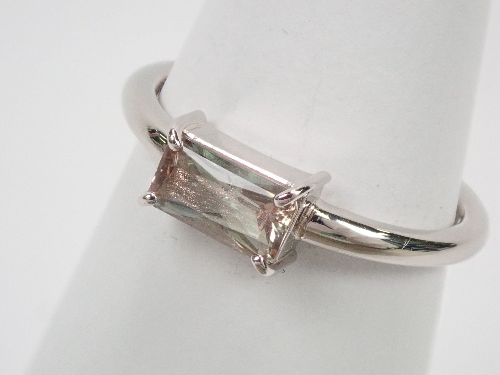 Pt900オレゴンサンストーン0.488ct リング - KARATZ STORE|カラッツSTORE