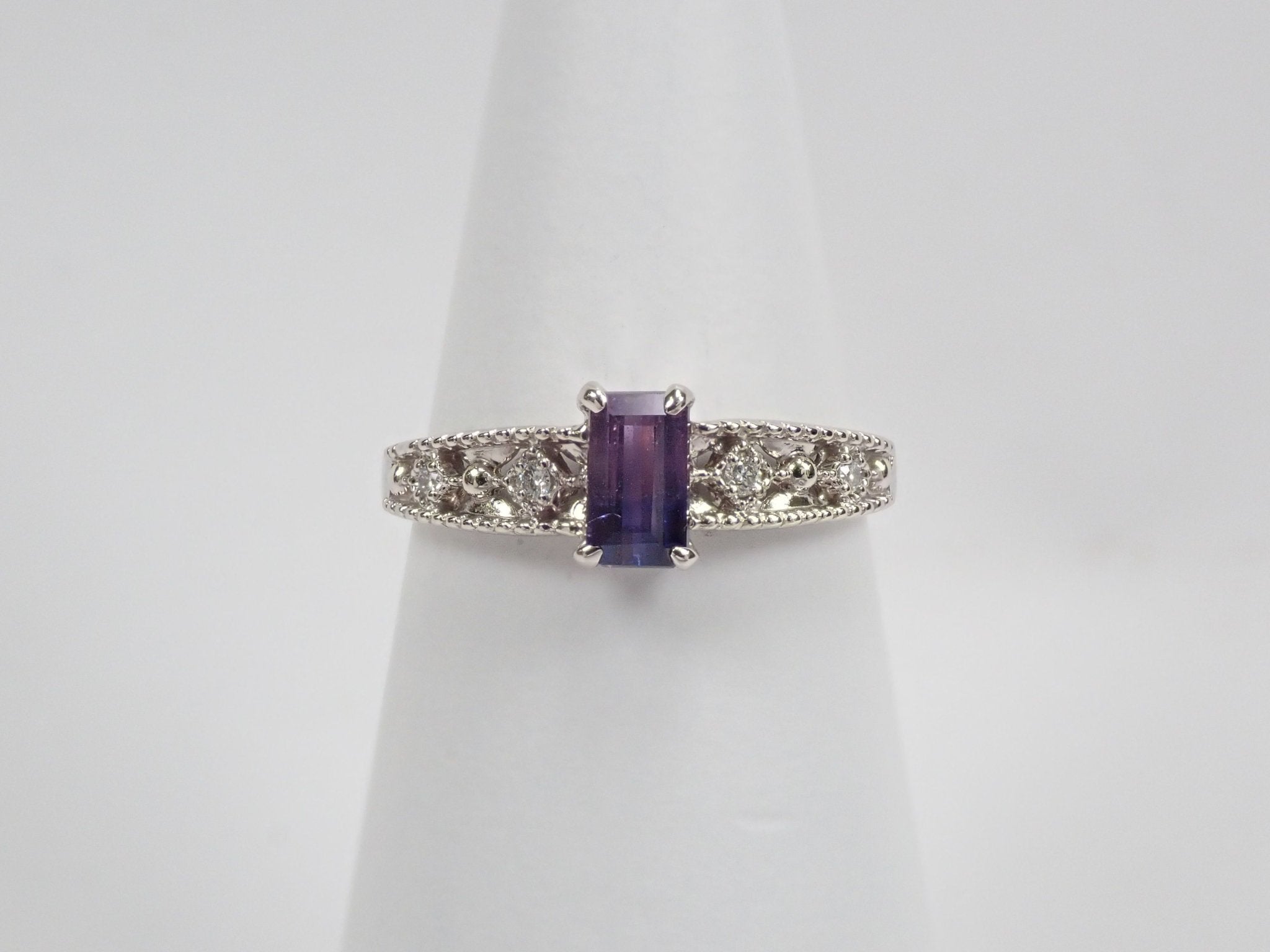 Pt900バイカラーサファイア0.634ct リング - KARATZ STORE|カラッツSTORE