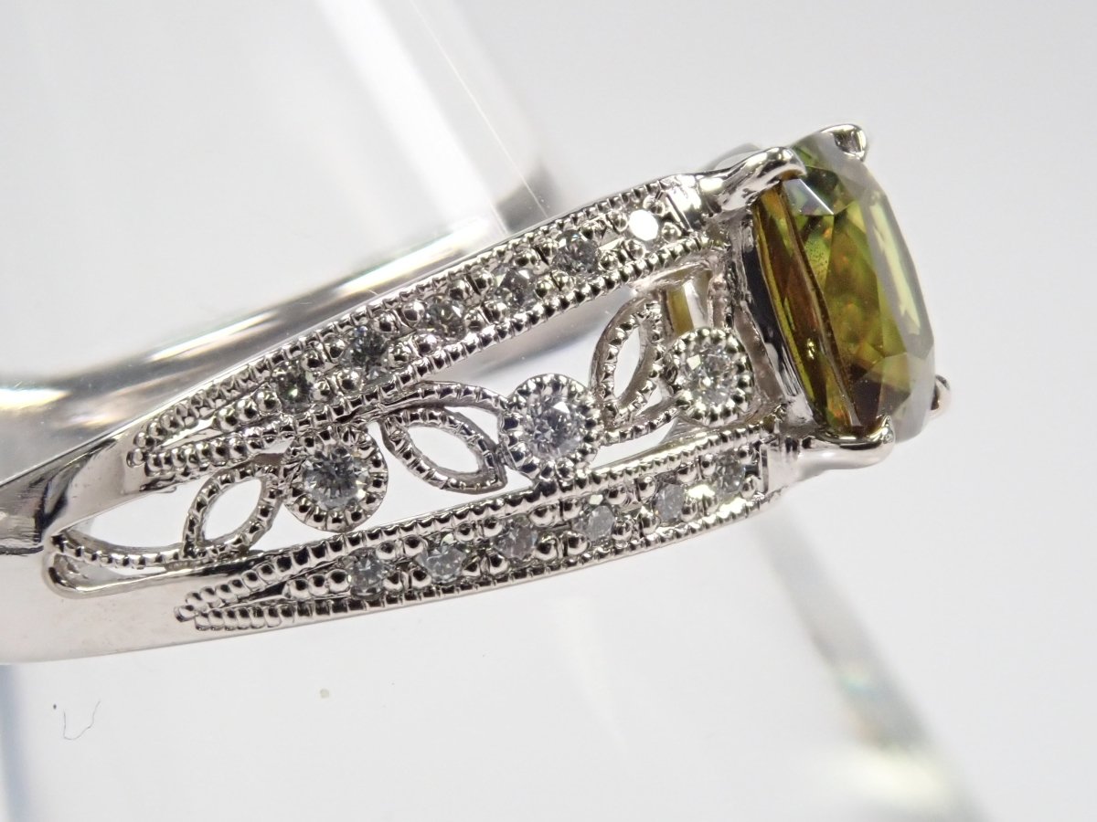 【カラフリ】Pt900スフェーン1.02ct リング - カラッツSTORE