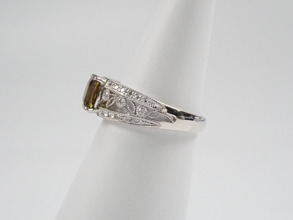 【カラフリ】Pt900スフェーン1.02ct リング - カラッツSTORE