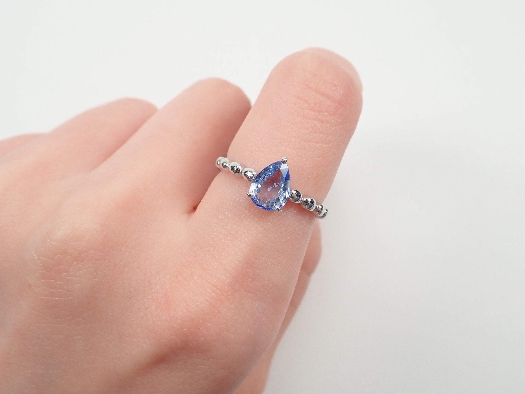 Pt900サファイア1.112ct リング - KARATZ STORE|カラッツSTORE