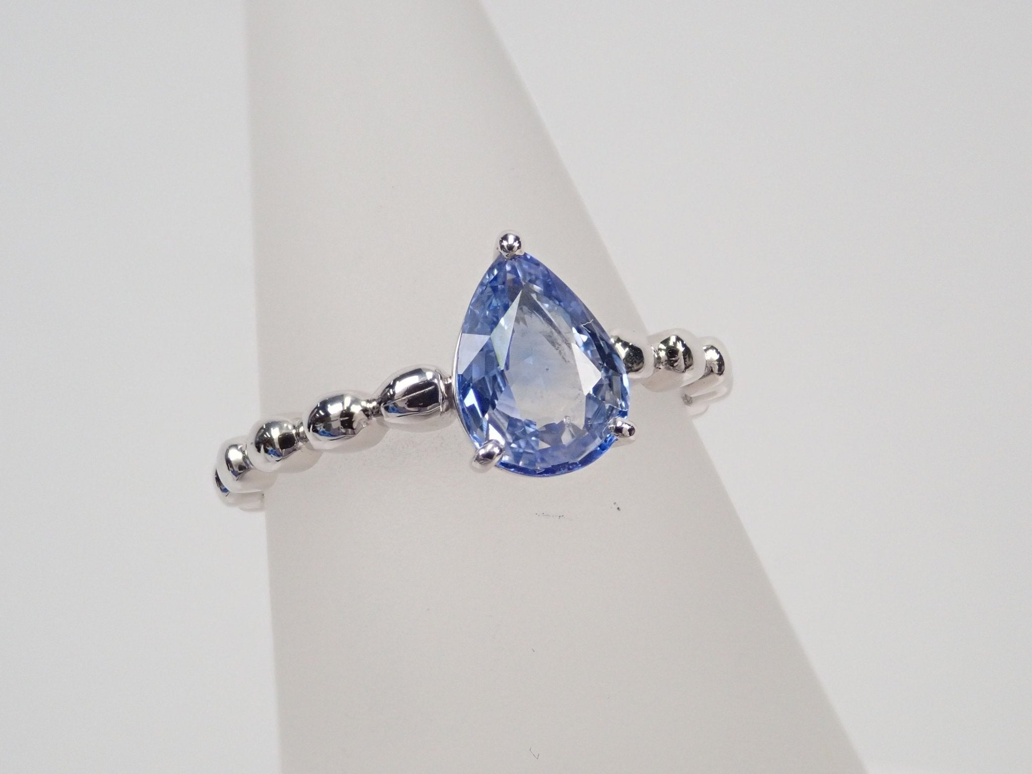 Pt900サファイア1.112ct リング - KARATZ STORE|カラッツSTORE