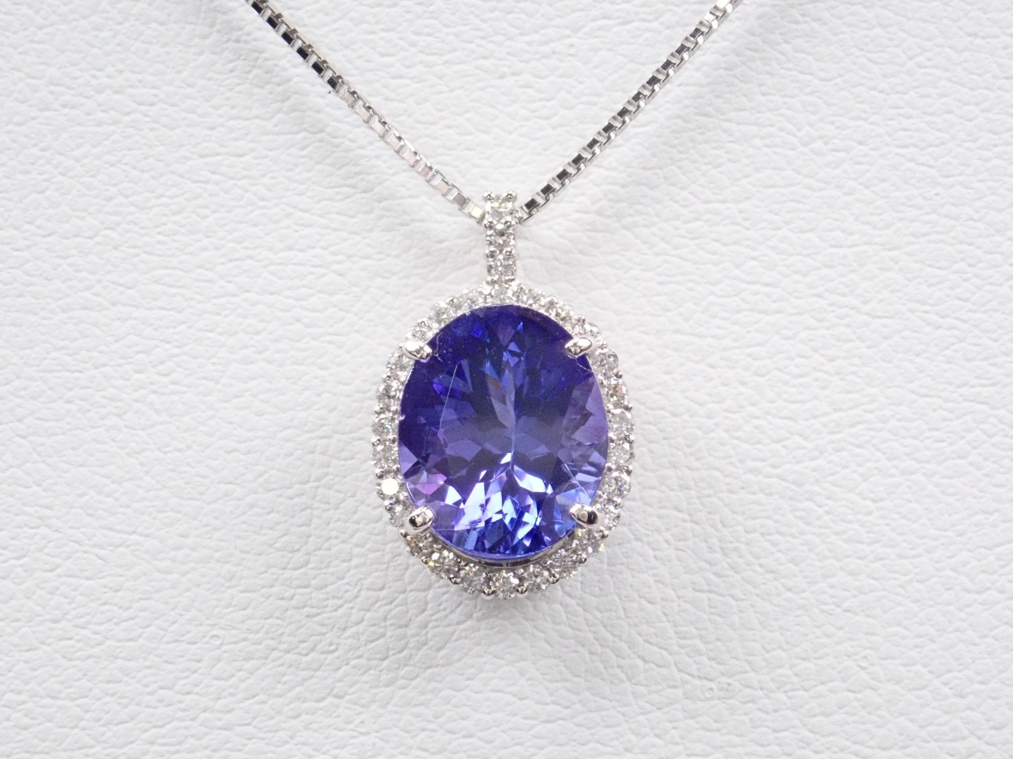 Pt900タンザナイト2.63ct ペンダント(ネックレス) - KARATZ STORE|カラッツSTORE