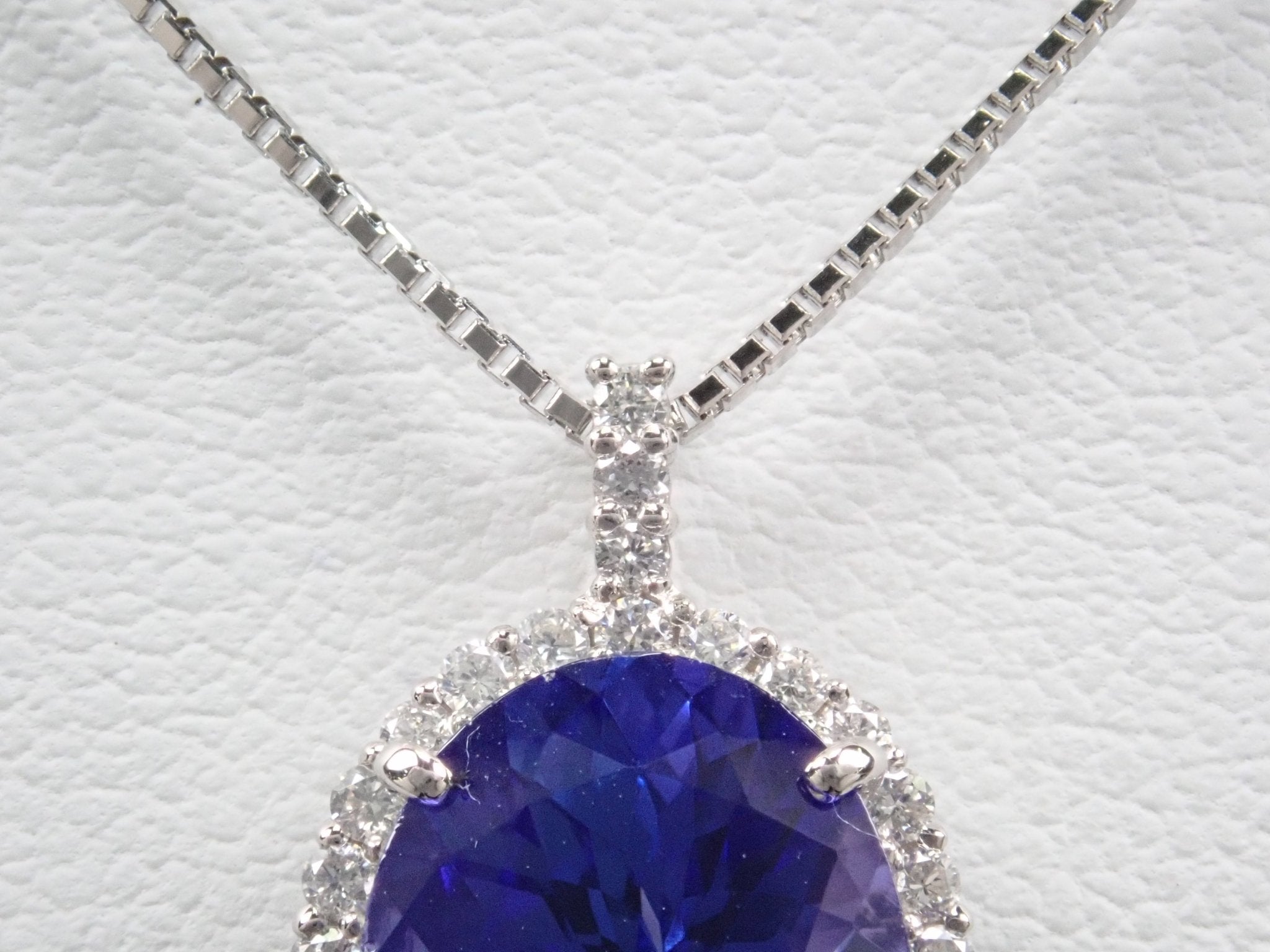 Pt900タンザナイト2.63ct ペンダント(ネックレス) - KARATZ STORE|カラッツSTORE