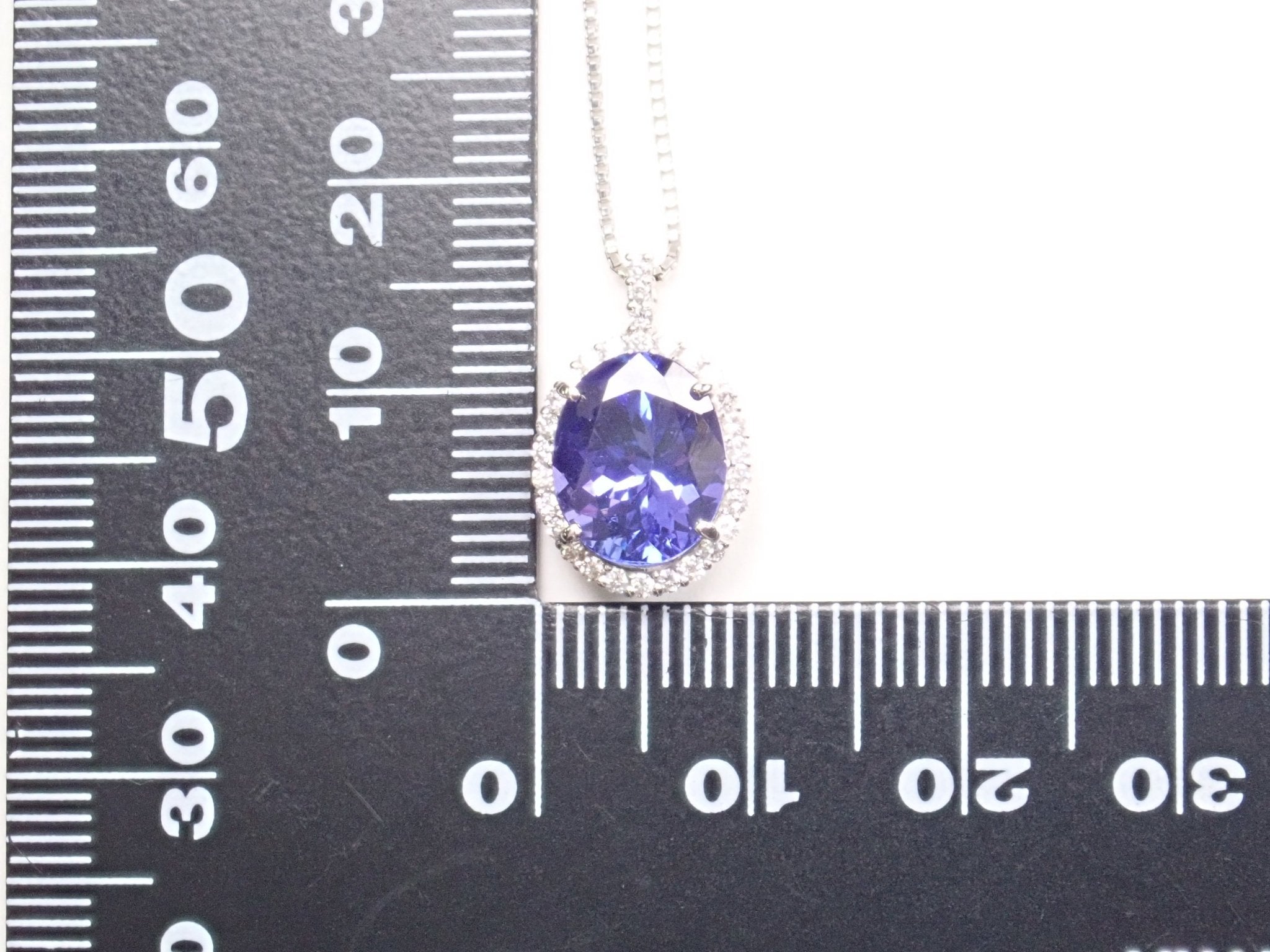 Pt900タンザナイト2.63ct ペンダント(ネックレス) - KARATZ STORE|カラッツSTORE