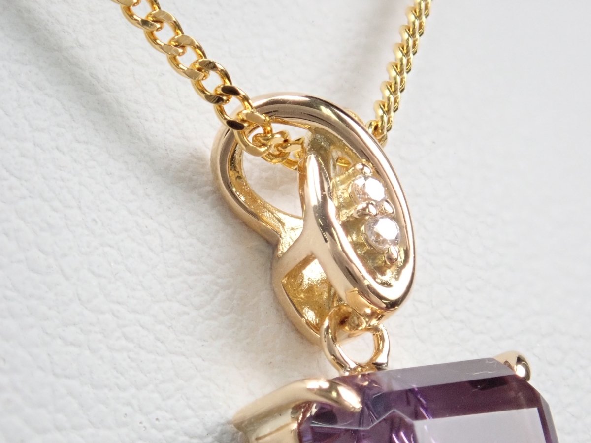 【甲州貴石切子】Pt900アメトリン4.793ct ペンダントトップ(ネックレストップ) - カラッツSTORE