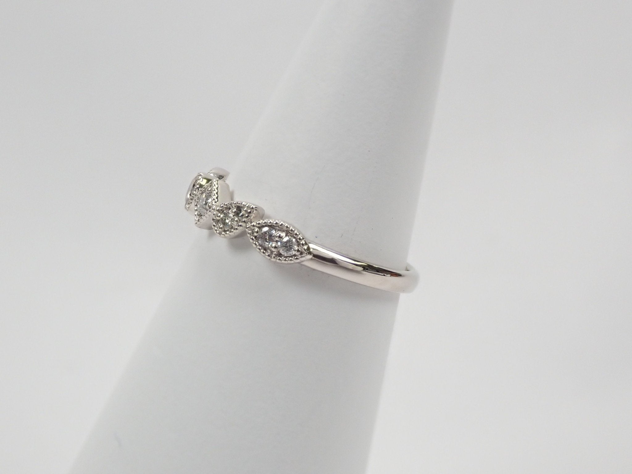 Pt950ピンクダイヤモンド0.075ct リング - KARATZ STORE|カラッツSTORE