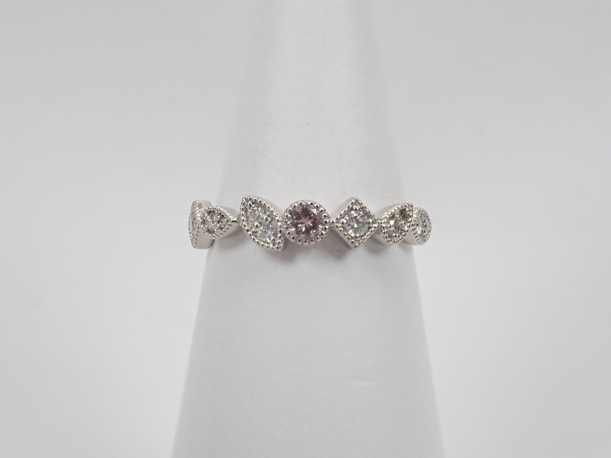 Pt950ピンクダイヤモンド0.075ct リング - KARATZ STORE|カラッツSTORE