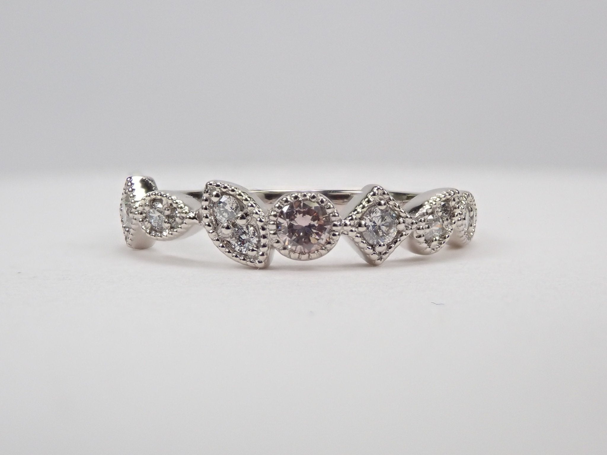 Pt950ピンクダイヤモンド0.075ct リング - KARATZ STORE|カラッツSTORE