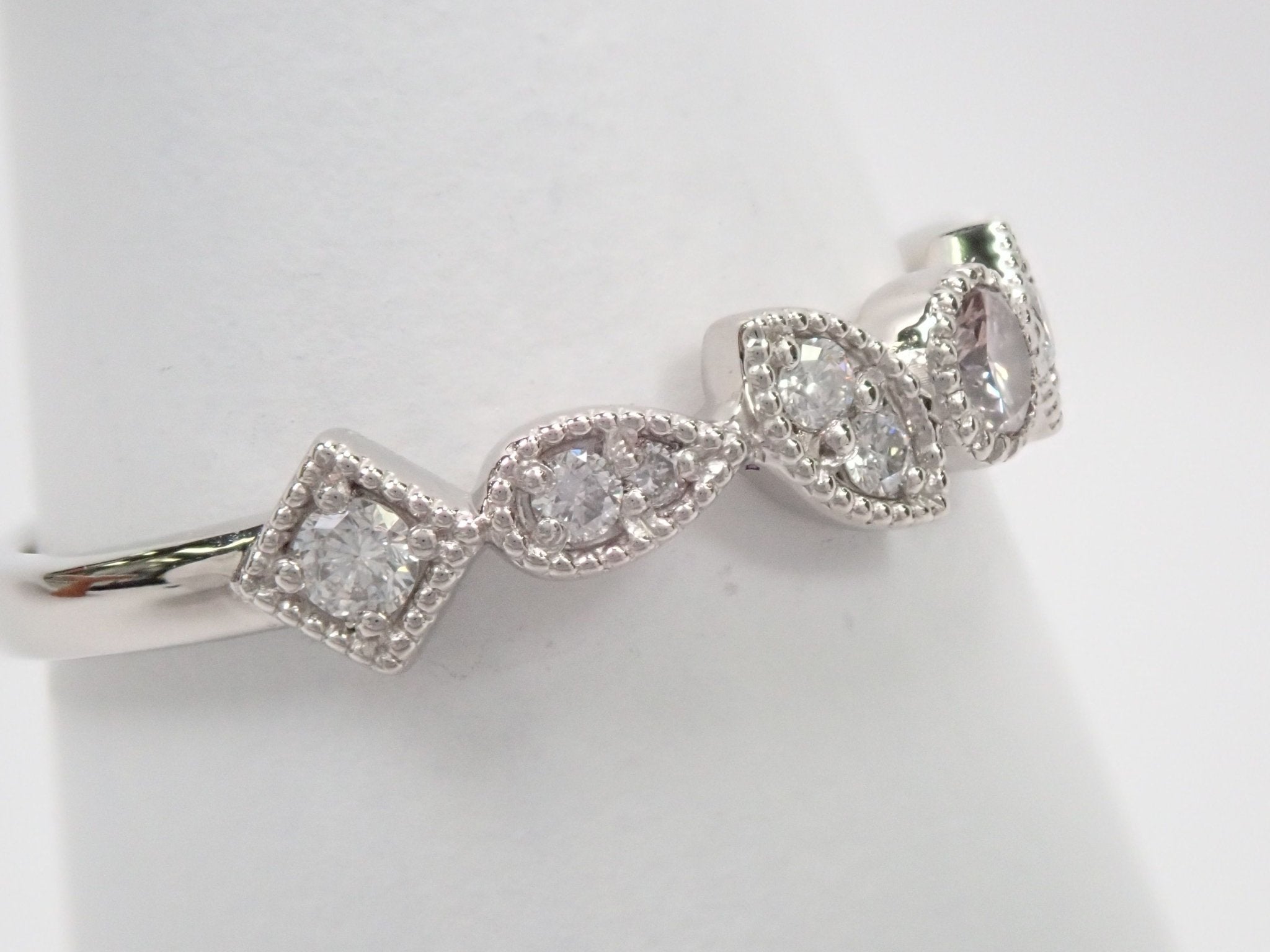 Pt950ピンクダイヤモンド0.075ct リング - KARATZ STORE|カラッツSTORE