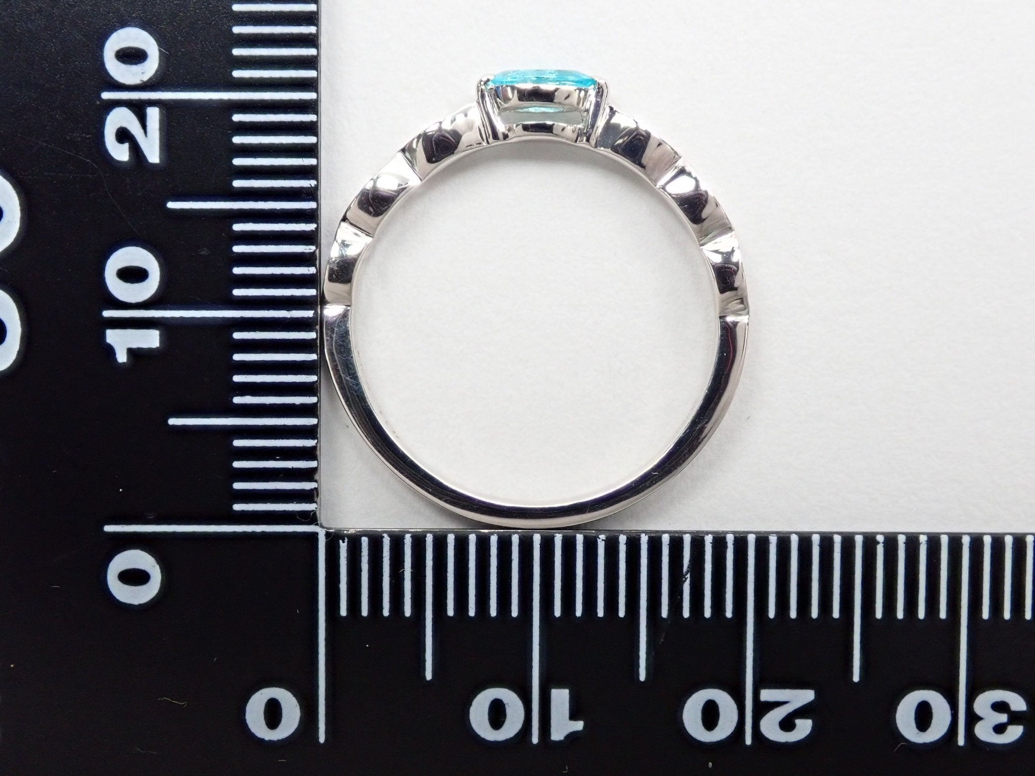 Pt950ブラジル産パライバトルマリン0.11ct リング - KARATZ STORE|カラッツSTORE