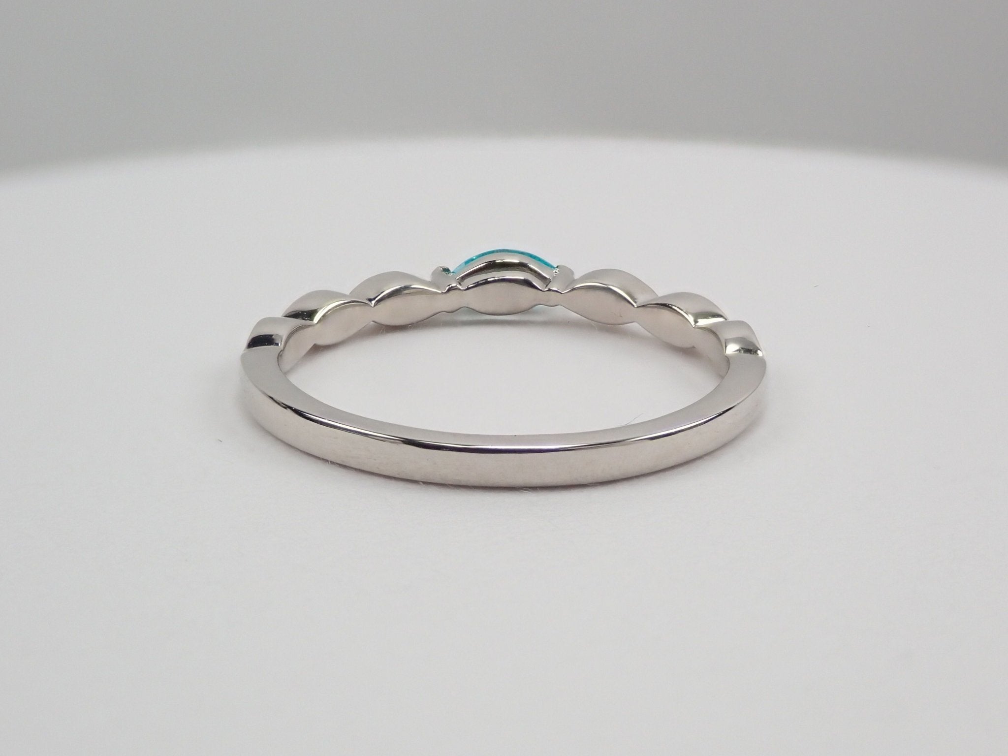 Pt950ブラジル産パライバトルマリン0.11ct リング - KARATZ STORE|カラッツSTORE