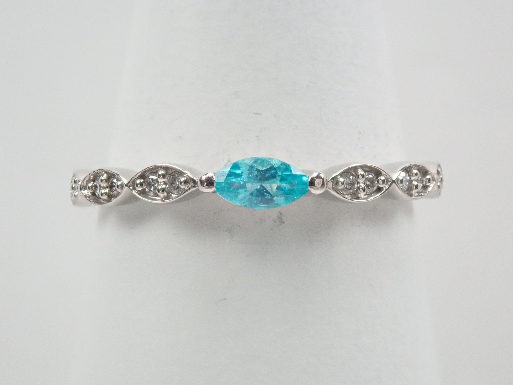 Pt950ブラジル産パライバトルマリン0.11ct リング - KARATZ STORE|カラッツSTORE