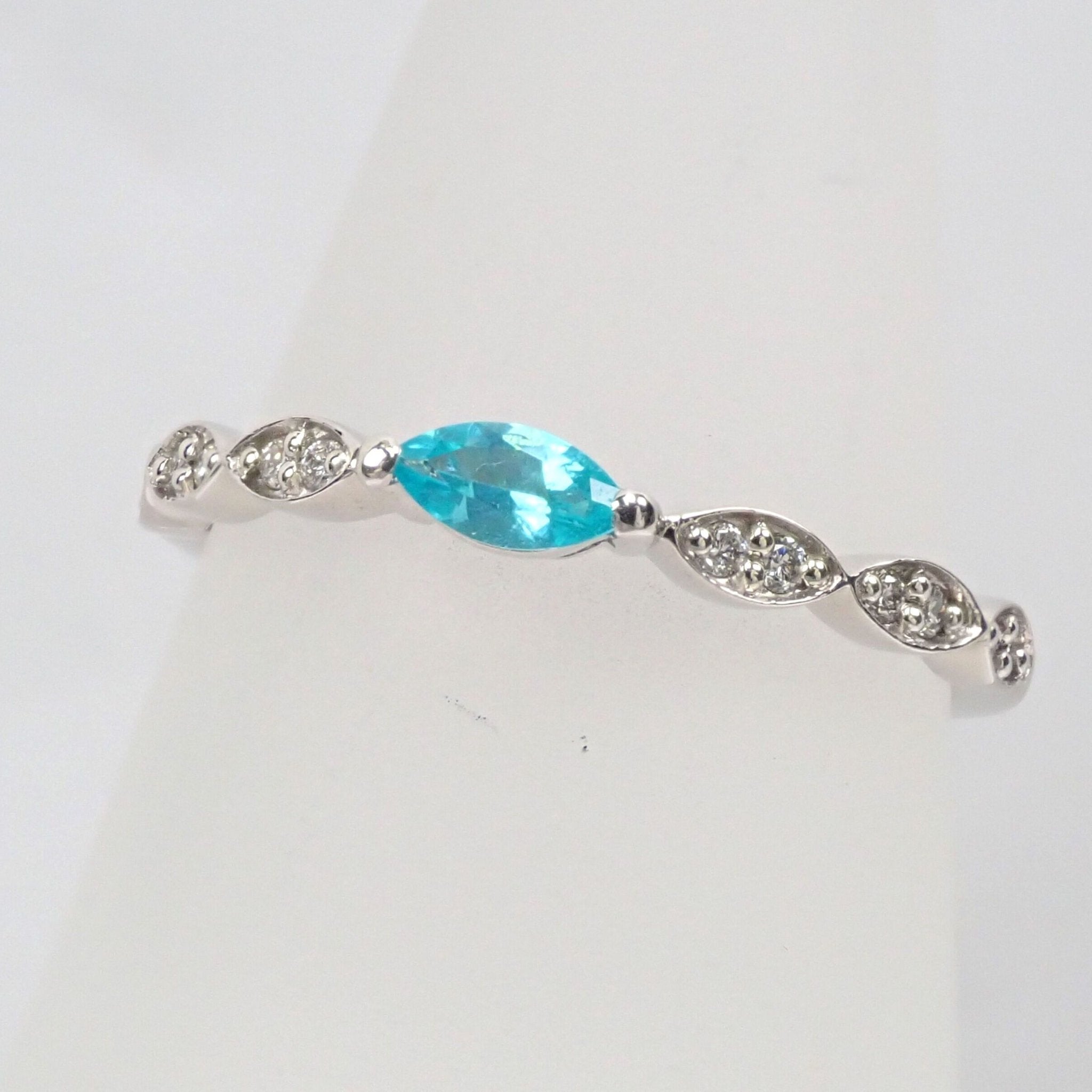 Pt950ブラジル産パライバトルマリン0.11ct リング - KARATZ STORE|カラッツSTORE