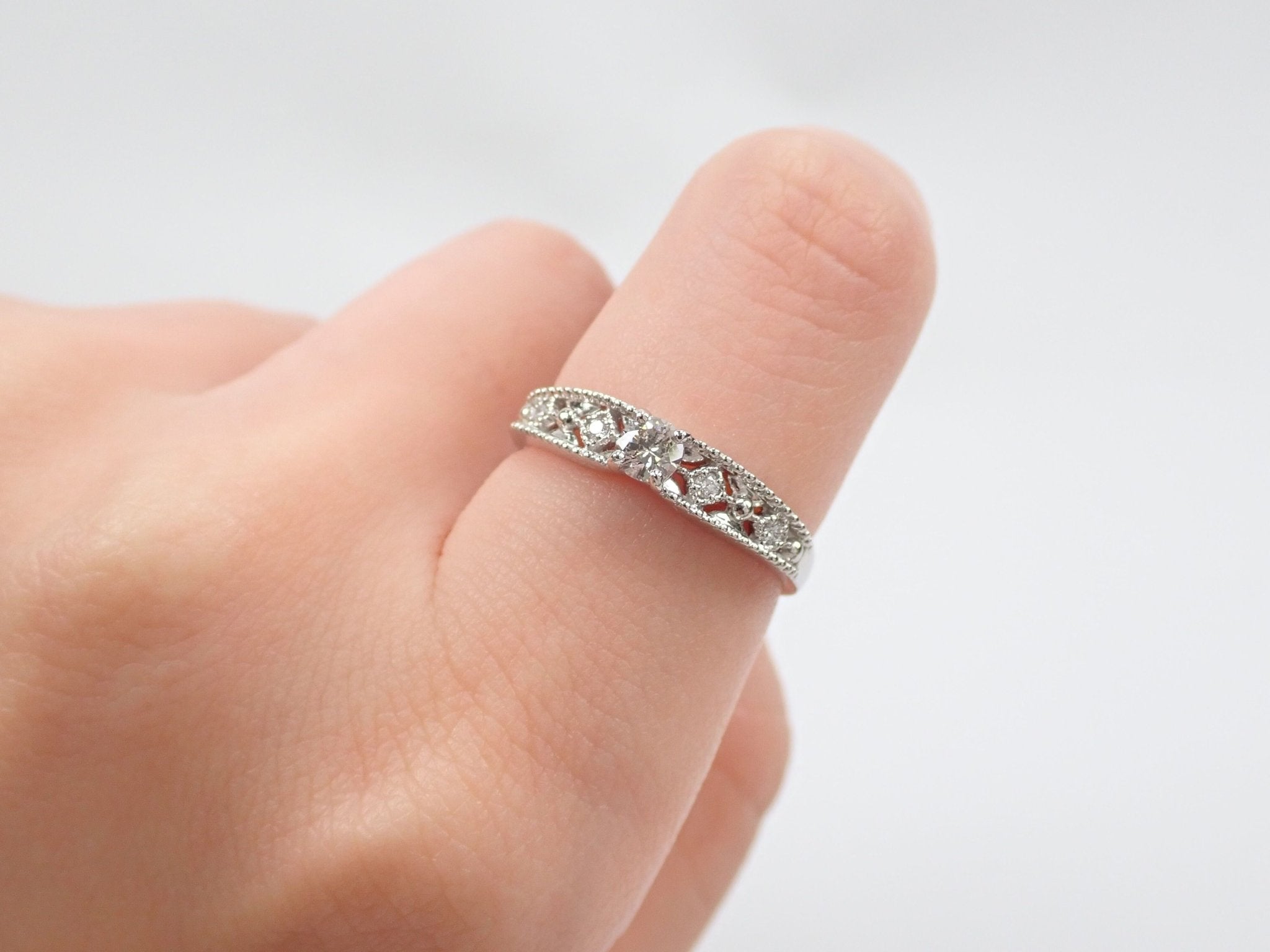 Pt950ダイヤモンド0.170ct リング - KARATZ STORE|カラッツSTORE