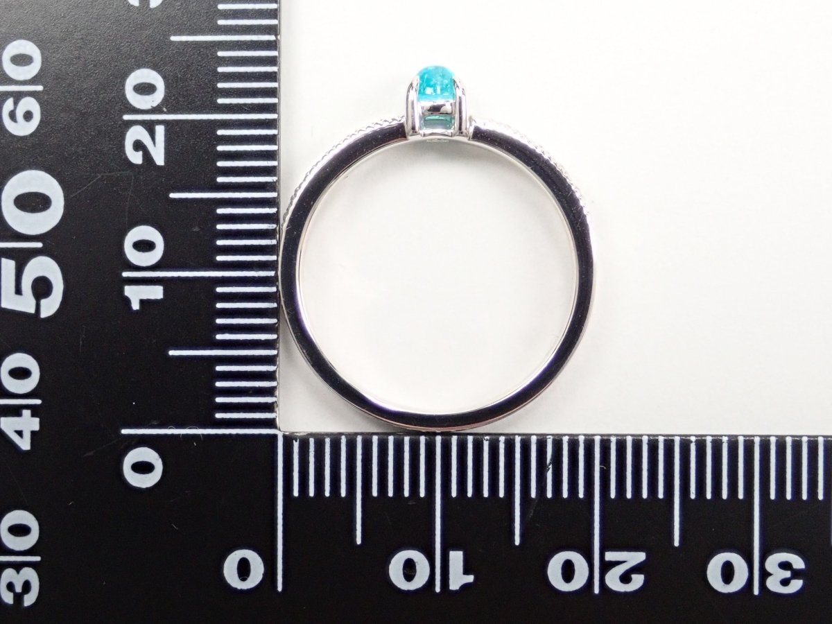 Pt950ブラジル産パライバトルマリン0.24ct リング - KARATZ STORE|カラッツSTORE