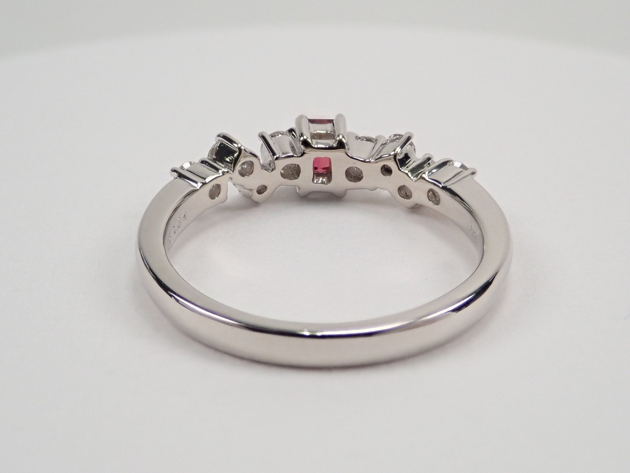 Pt950バイカラーサファイア0.255ct リング - KARATZ STORE|カラッツSTORE