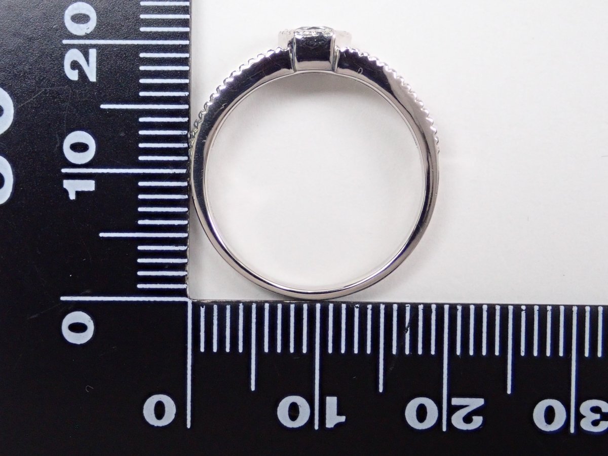 Pt950グレースピネル0.31ct リング(プラチナスピネル) - カラッツSTORE