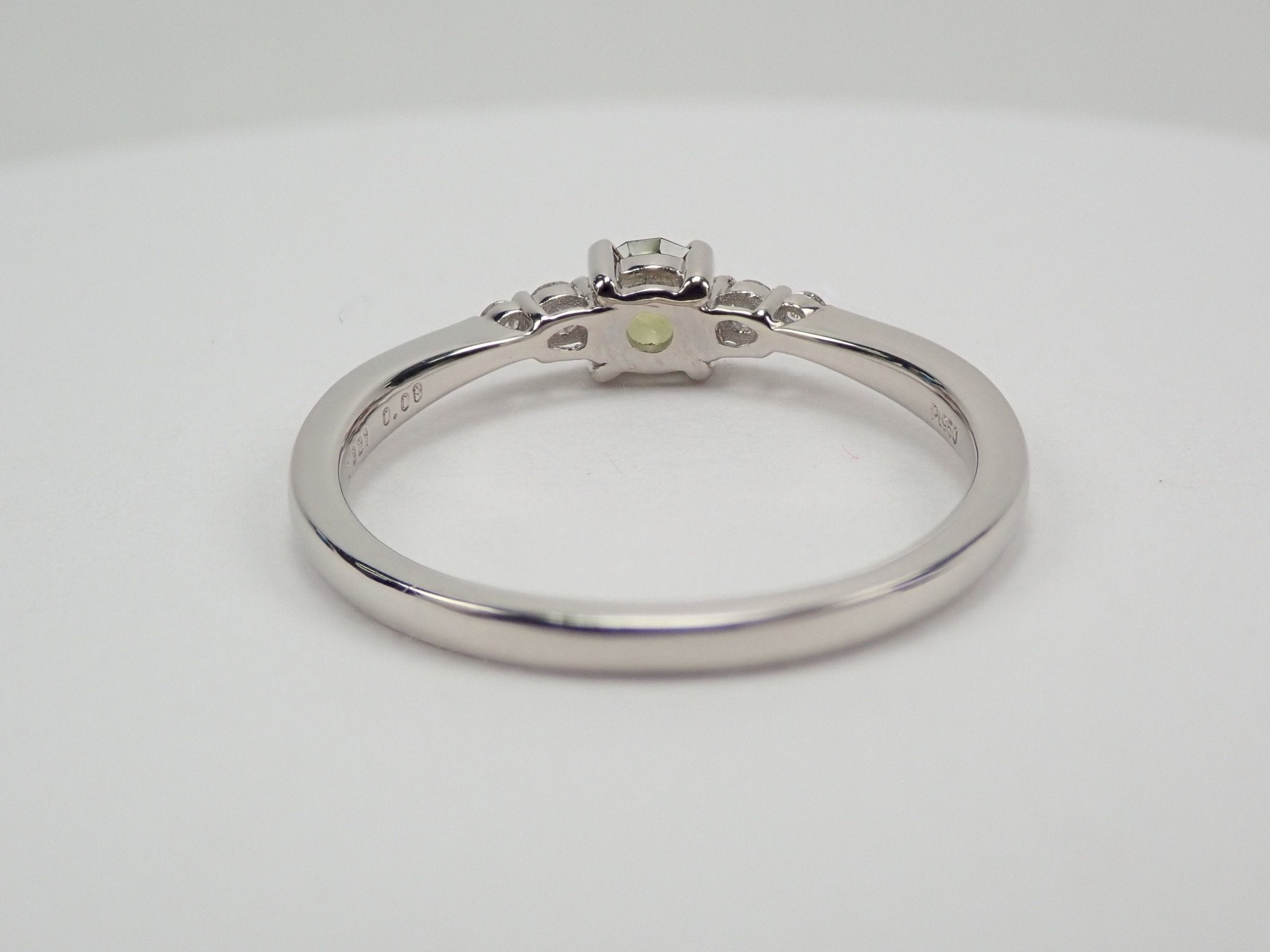 Pt950デマントイドガーネット0.321ct リング - KARATZ STORE|カラッツSTORE