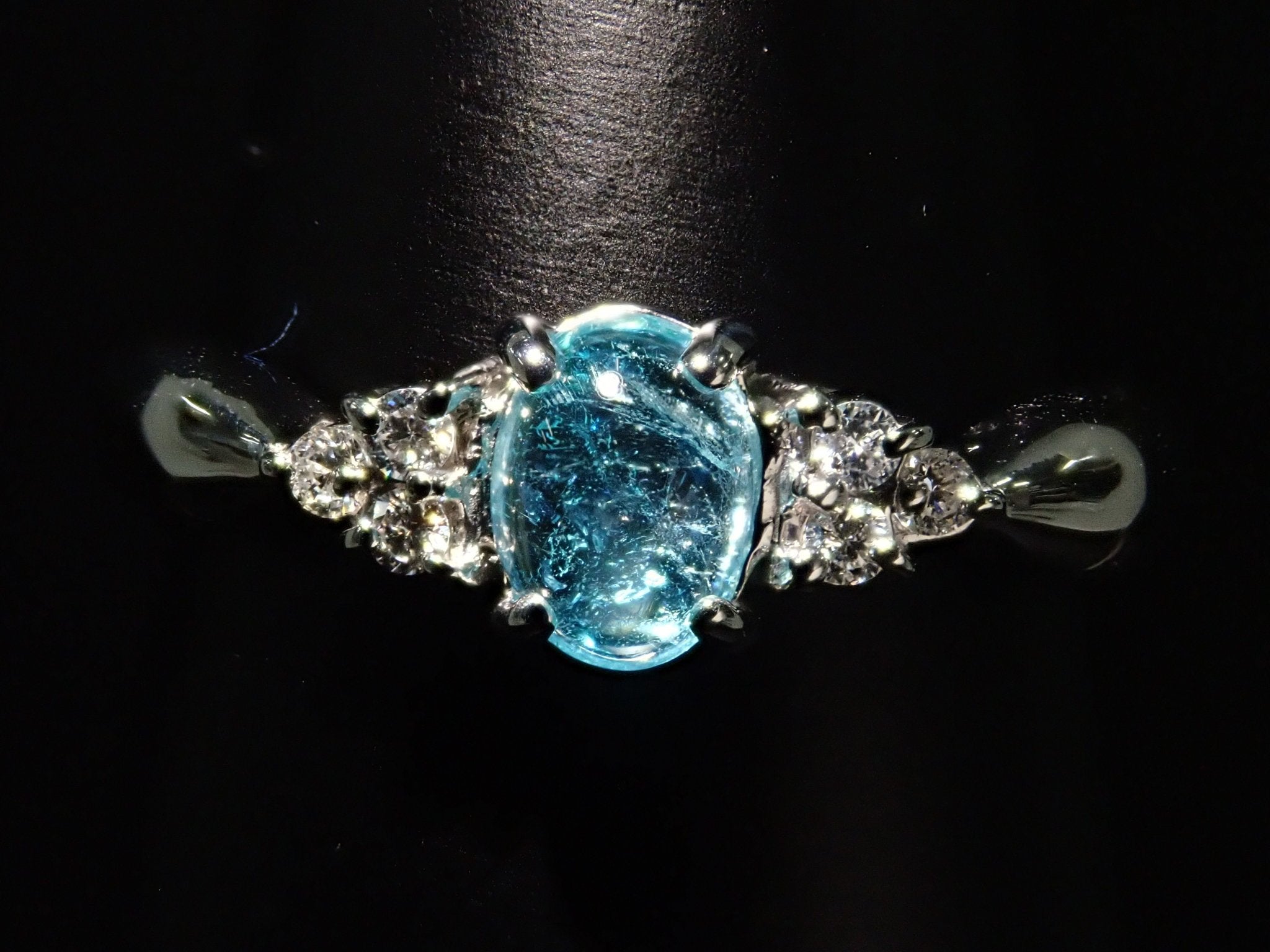 Pt950ブラジル産パライバトルマリン0.341ct リング - KARATZ STORE|カラッツSTORE