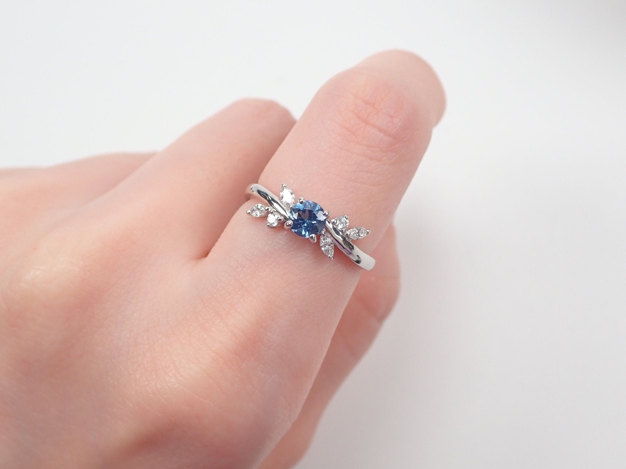 Pt950サンタマリアアクアマリン0.347ct リング - KARATZ STORE|カラッツSTORE