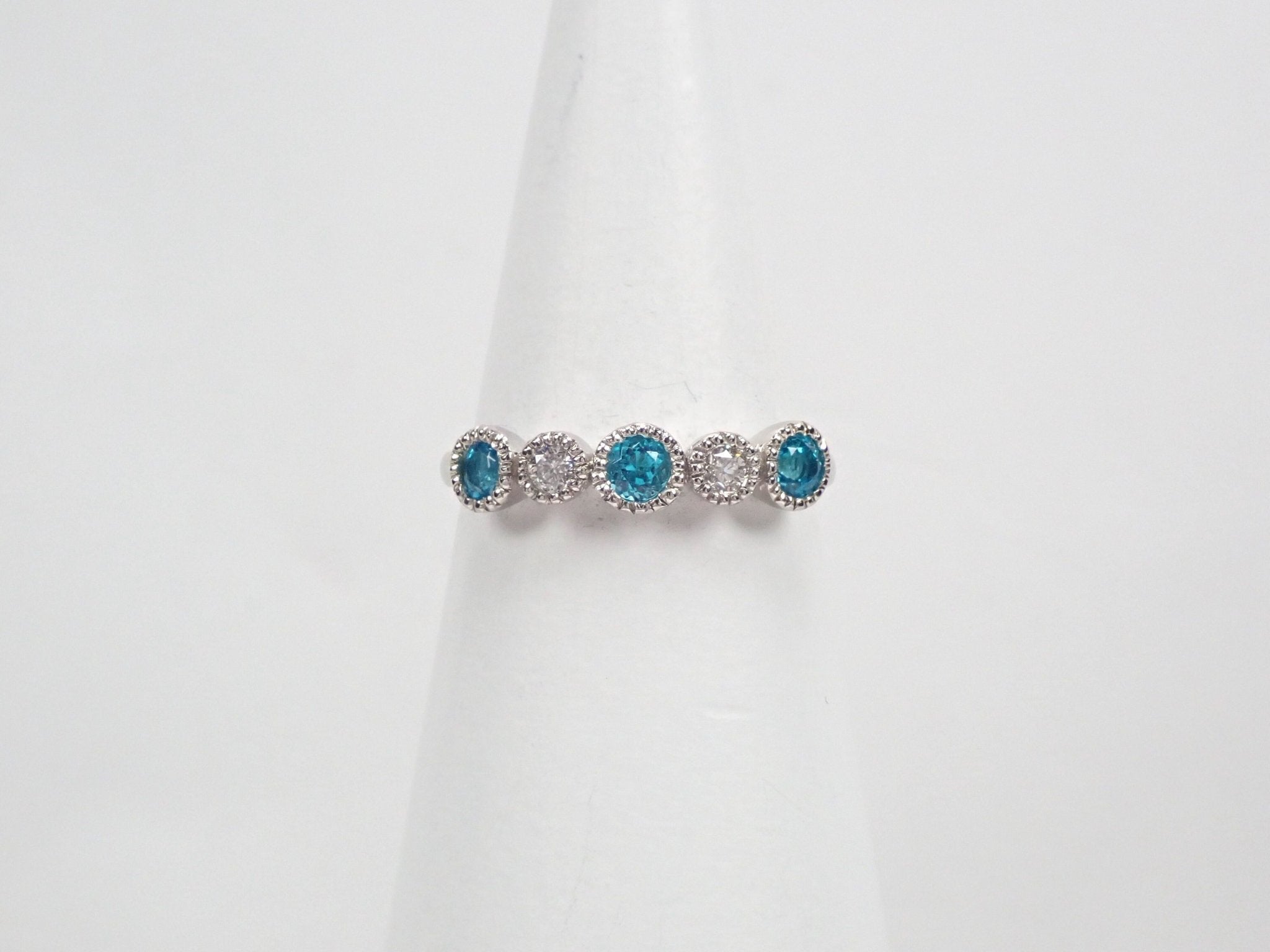 Pt950ブラジル産パライバトルマリン0.353ct リング - KARATZ STORE|カラッツSTORE