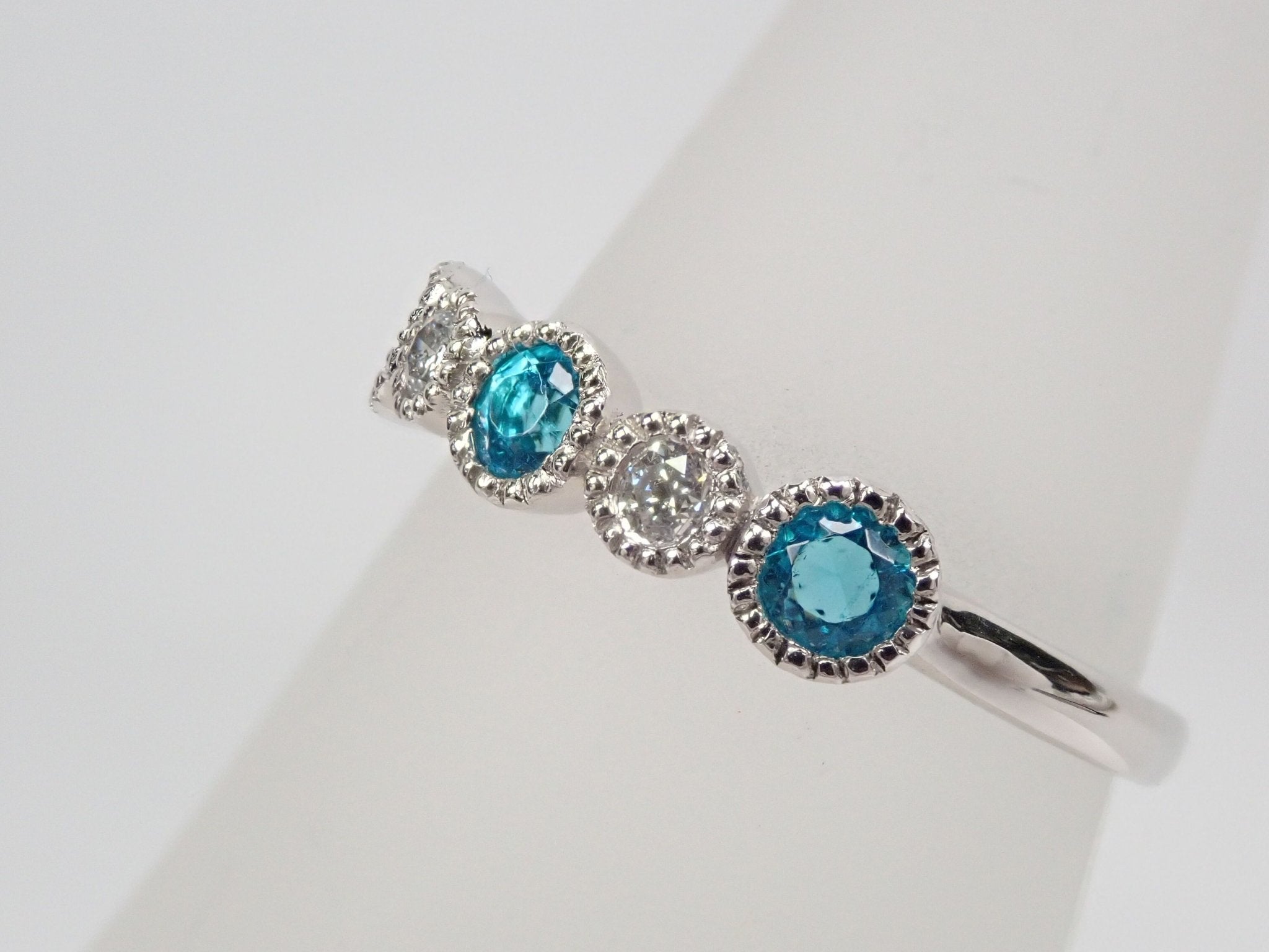 Pt950ブラジル産パライバトルマリン0.353ct リング - KARATZ STORE|カラッツSTORE