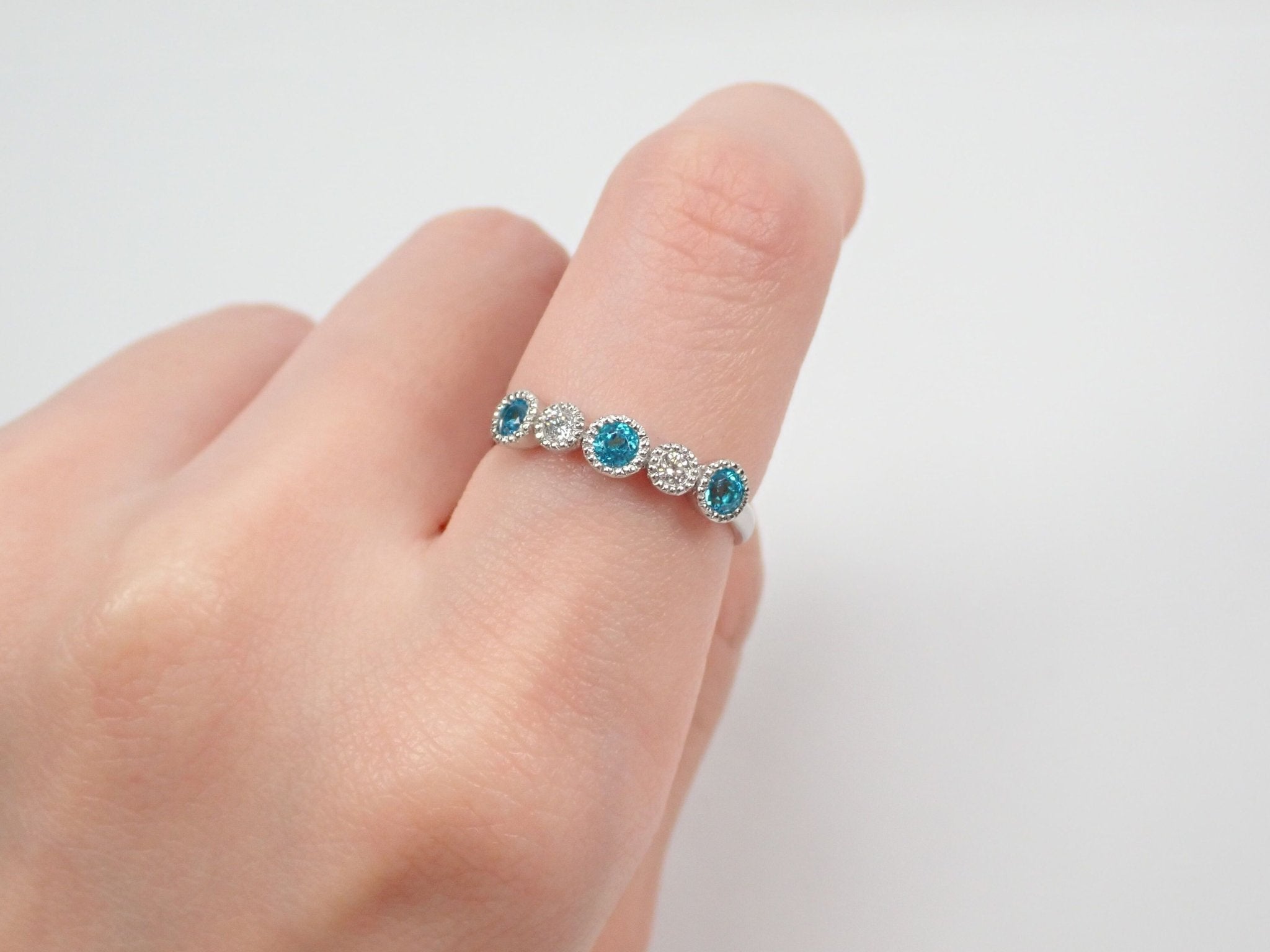 Pt950ブラジル産パライバトルマリン0.353ct リング - KARATZ STORE|カラッツSTORE