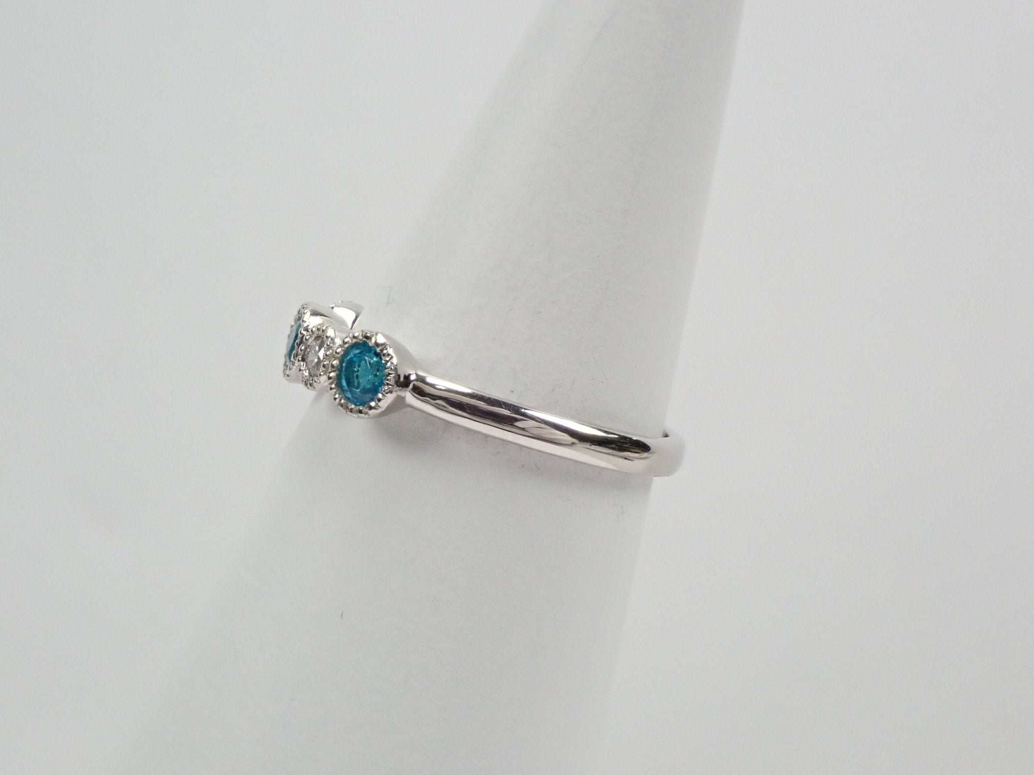 Pt950ブラジル産パライバトルマリン0.353ct リング - KARATZ STORE|カラッツSTORE