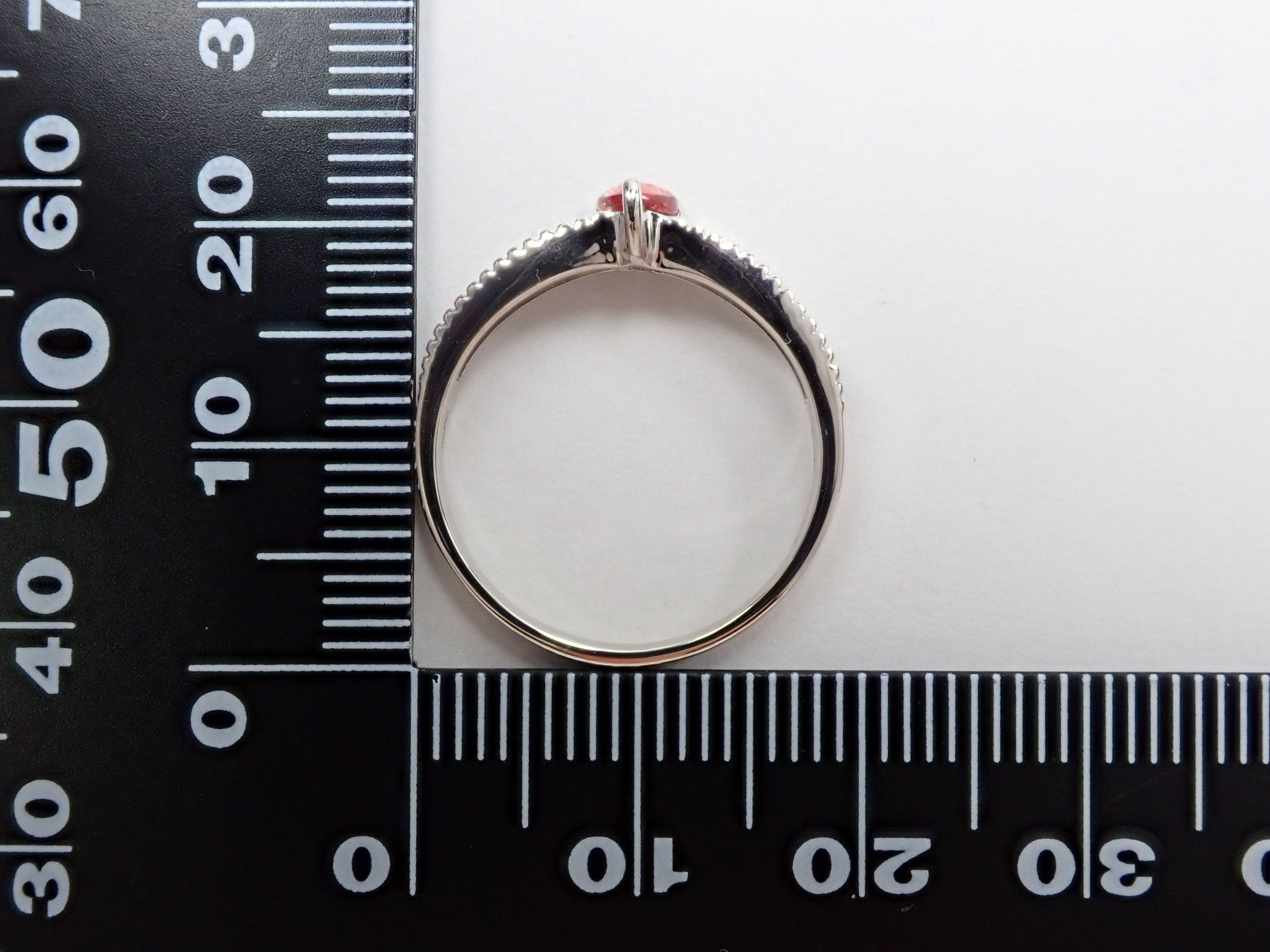 Pt950オレンジスピネル0.374ct リング - KARATZ STORE|カラッツSTORE