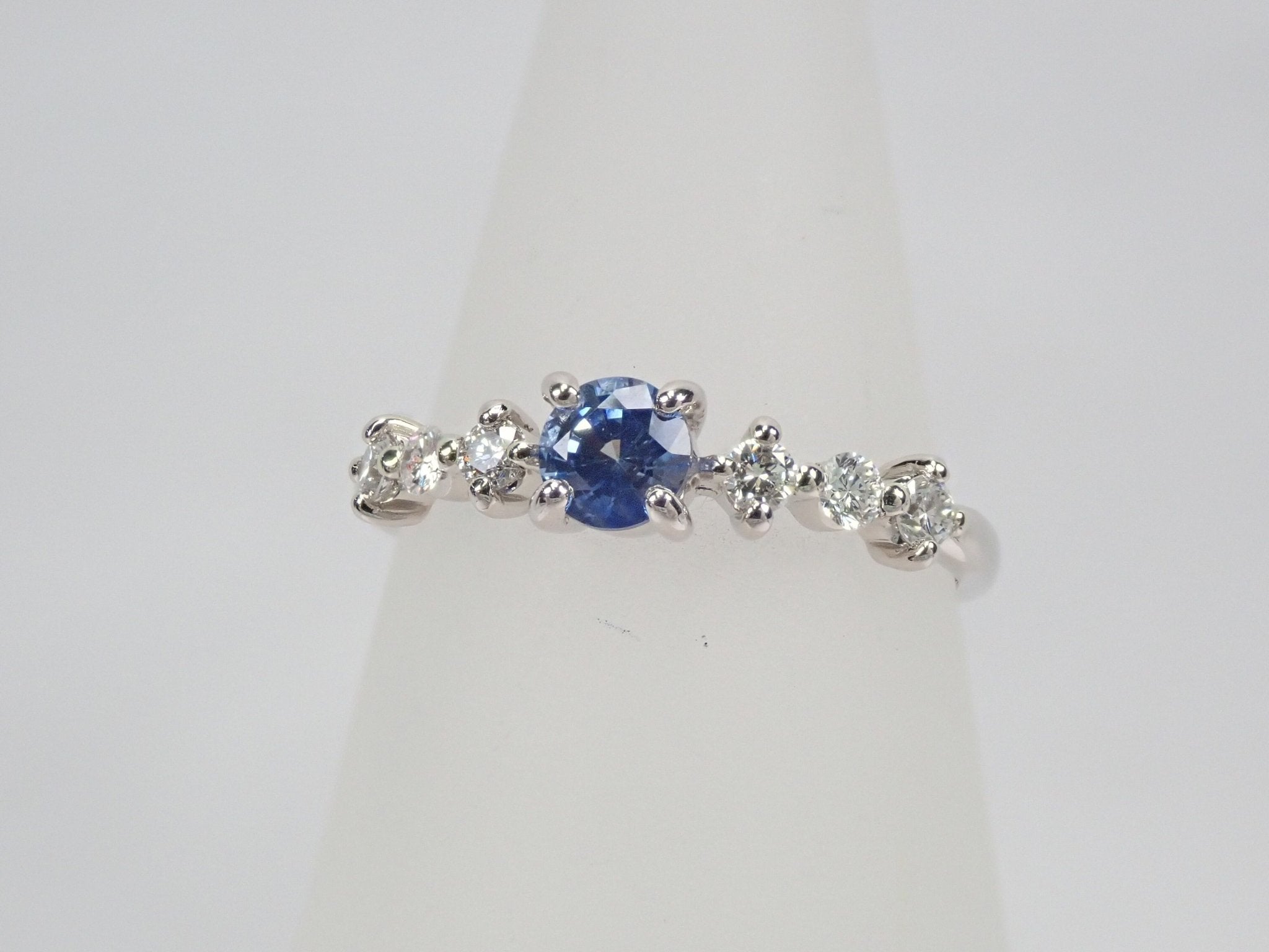 Pt950サファイア0.378ct リング - KARATZ STORE|カラッツSTORE