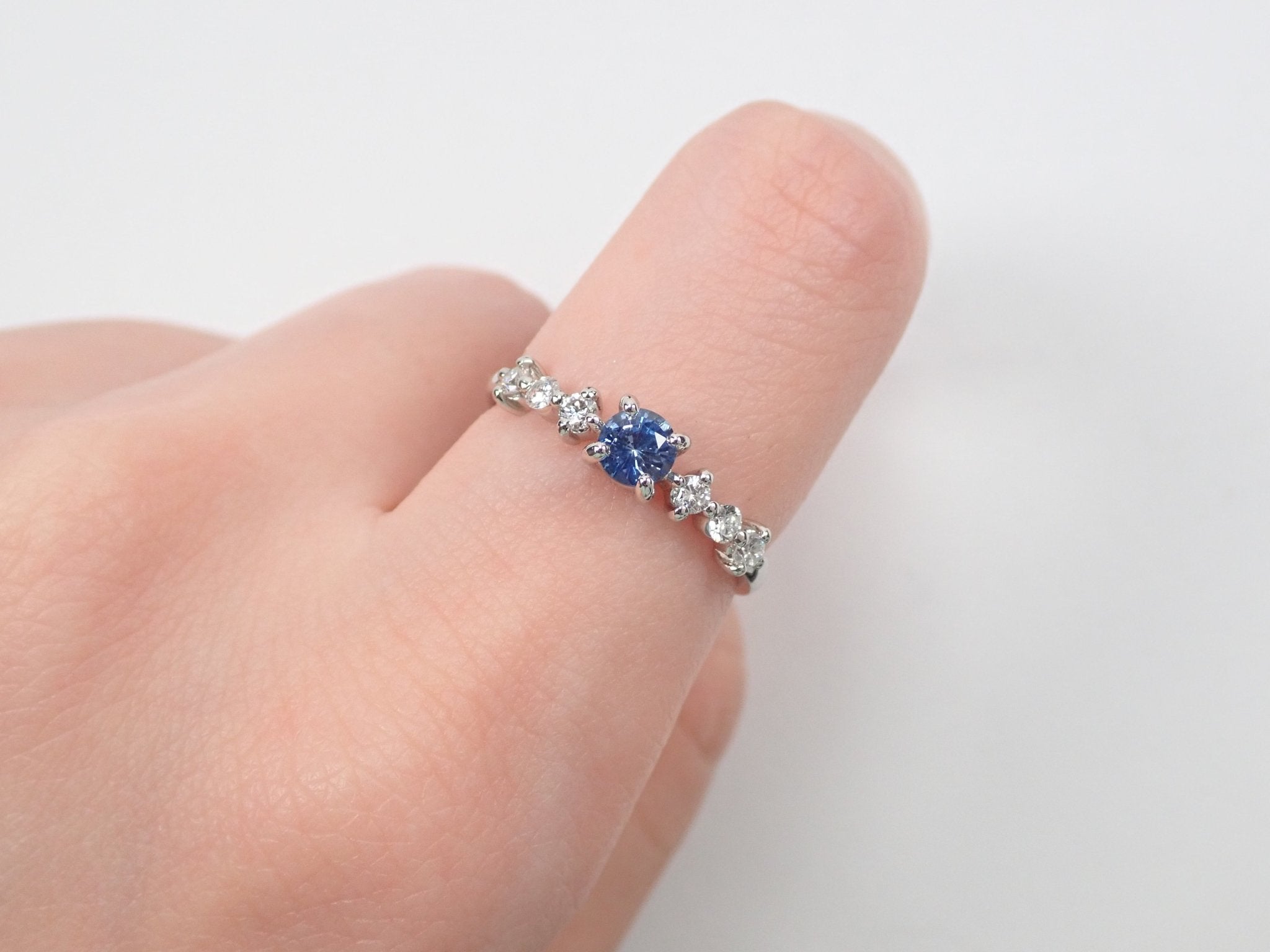 Pt950サファイア0.378ct リング - KARATZ STORE|カラッツSTORE