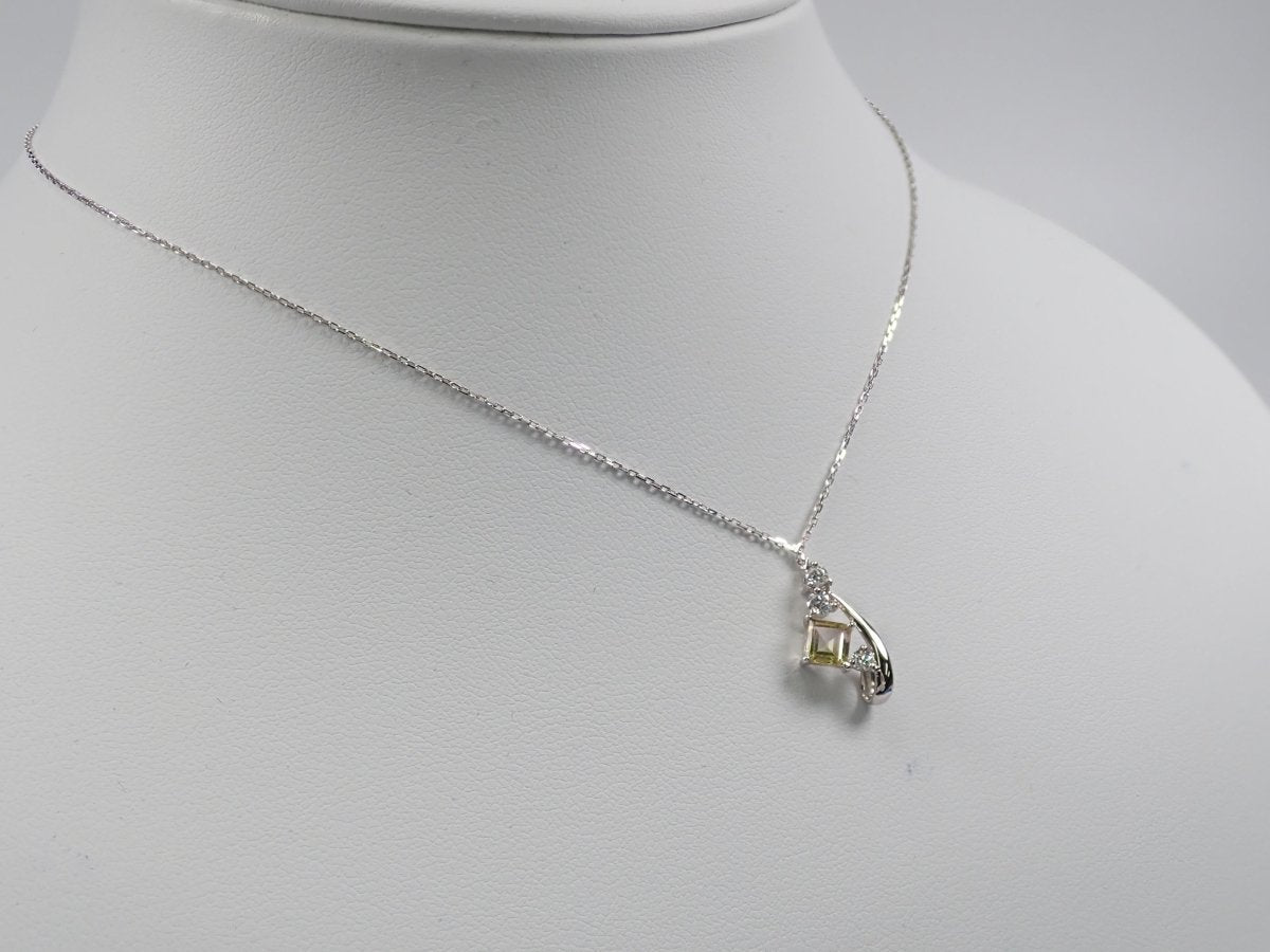 Pt950バイカラートルマリン0.402ct ペンダントトップ(ネックレストップ) - カラッツSTORE