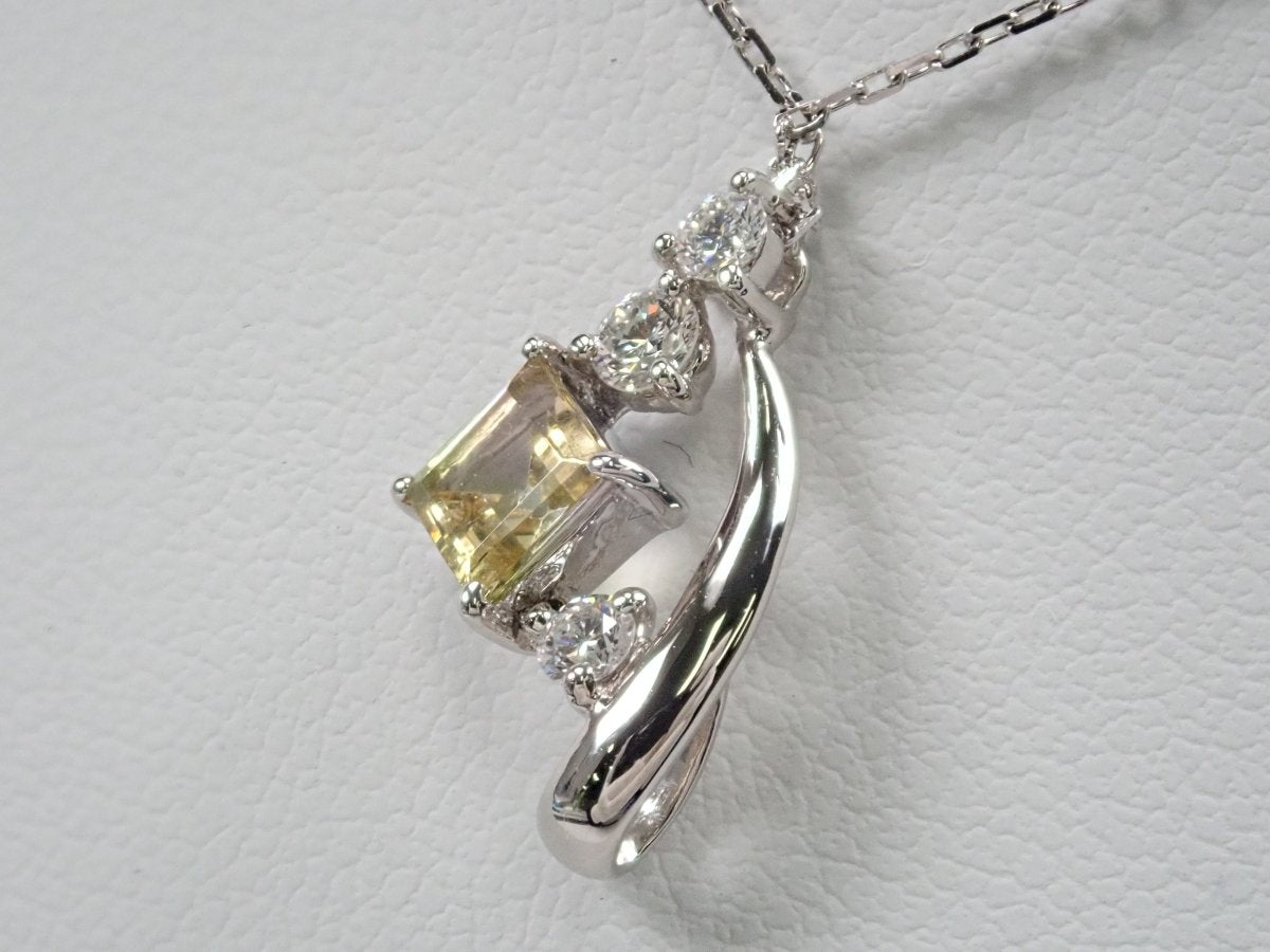 Pt950バイカラートルマリン0.402ct ペンダントトップ(ネックレストップ) - カラッツSTORE